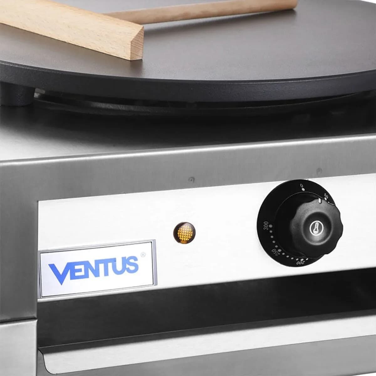 Crepera eléctrica disco 40 cm inoxidable | Ventus VCE-1