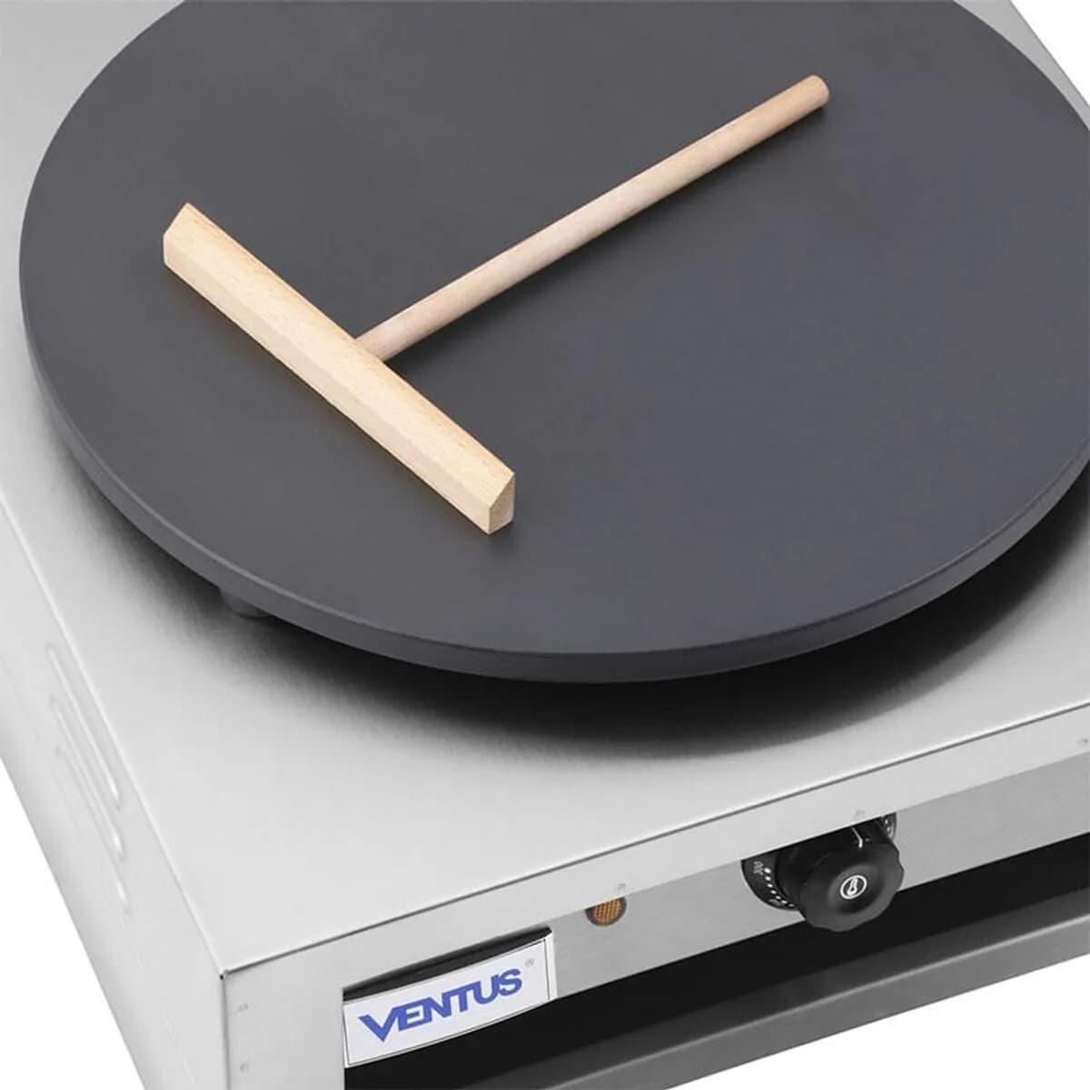 Crepera eléctrica disco 40 cm inoxidable | Ventus VCE-1