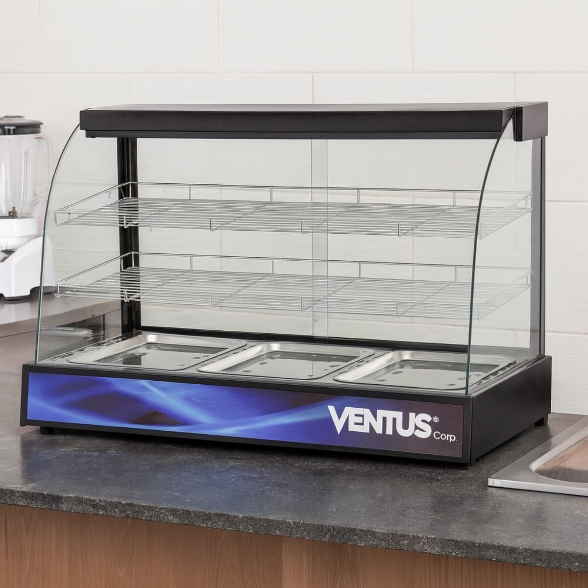 Vitrina caliente de sobremesa 94 cm 15 kg | Ventus VMCD-3