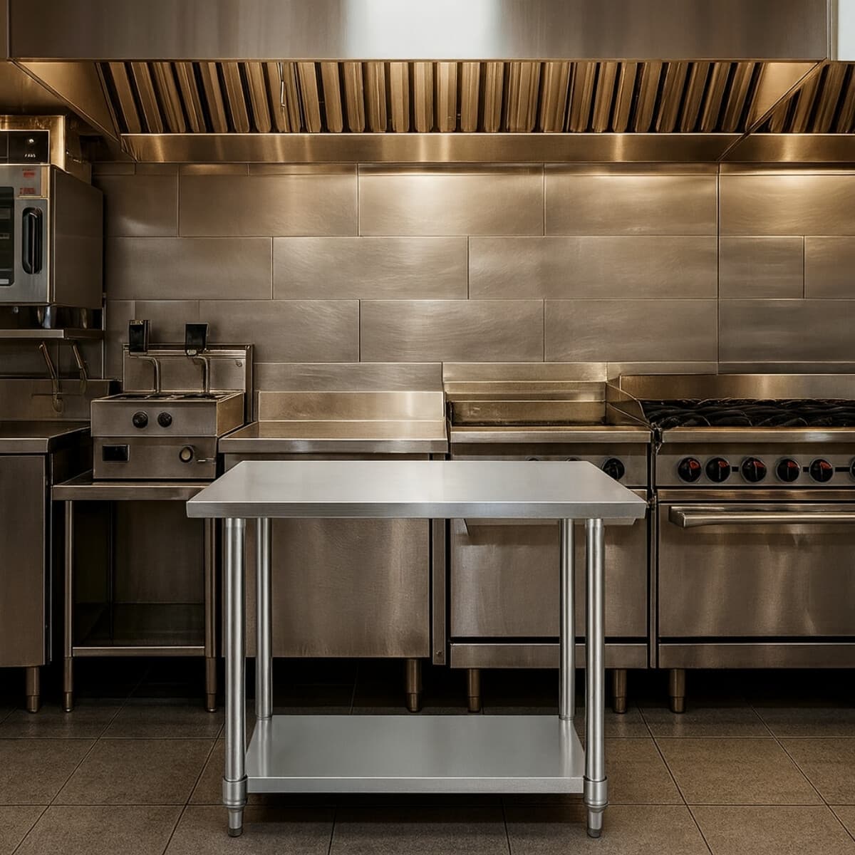 Mesada central con estante inferior 90 x 60 x 85 cm | Ventus WT-900CE