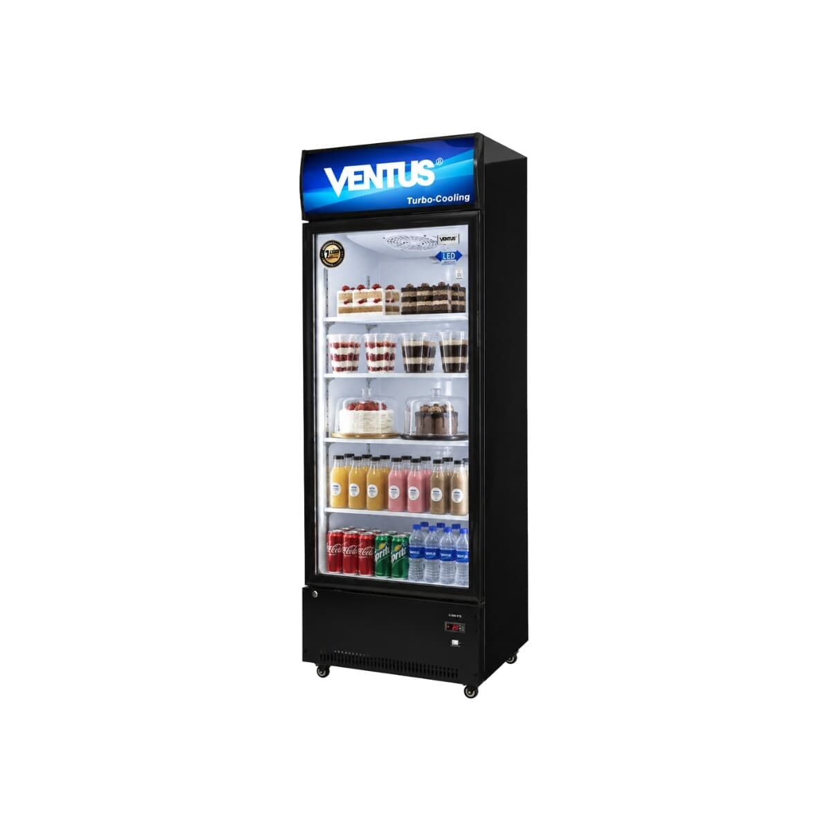 Heladera exhibidora 1 puerta 448 lts netos | Ventus LG-500TC