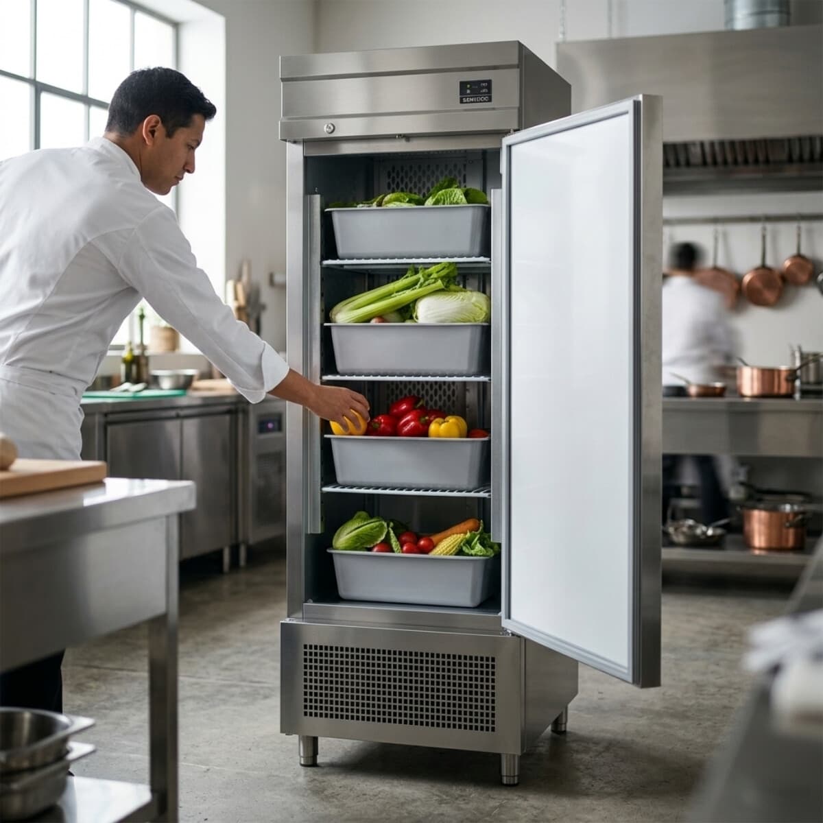 Freezer vertical 1 puerta 650 litros inoxidable | Xing Xing GX-GN650BT-HC
