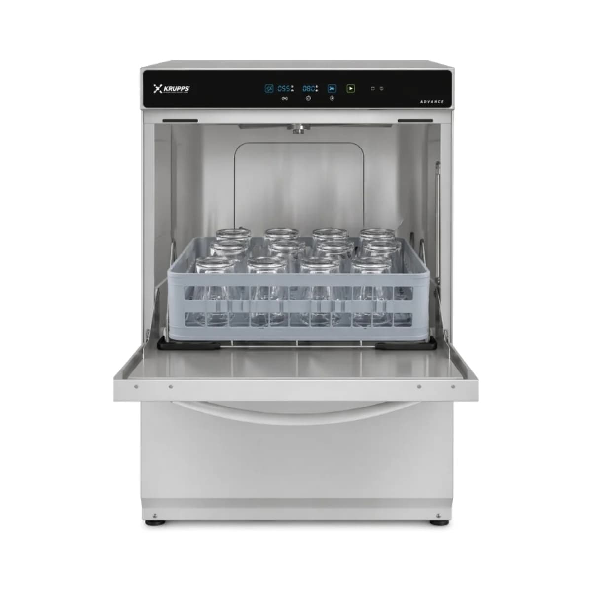 Lavavasos industrial cesta 35 x 35 cm Krupps C327, vista frontal