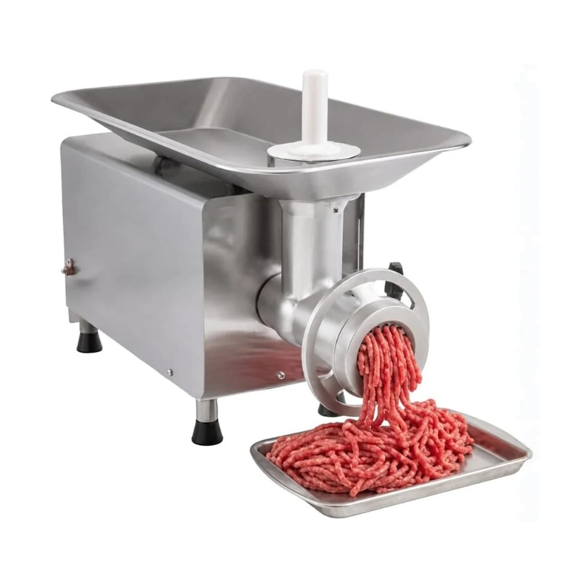 Picadora de carne buje 32 inoxidable 450 kg/h Skymsen PSP-98LM, vista frontal