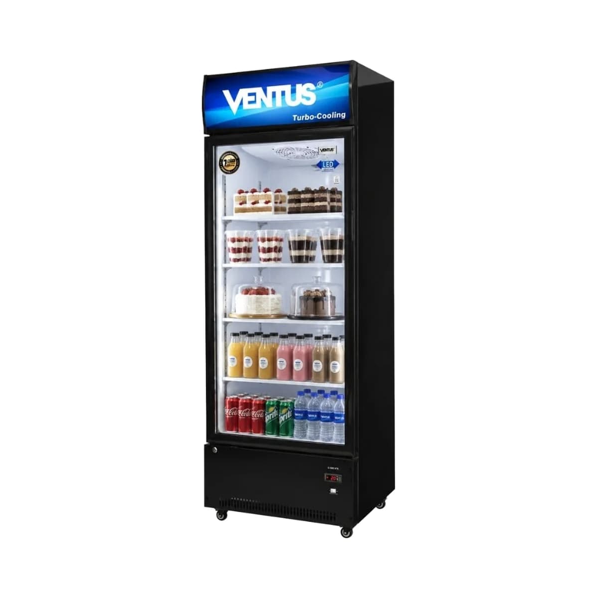Visicooler Ventus LG-500TC-VS, 1 puerta, vista frontal