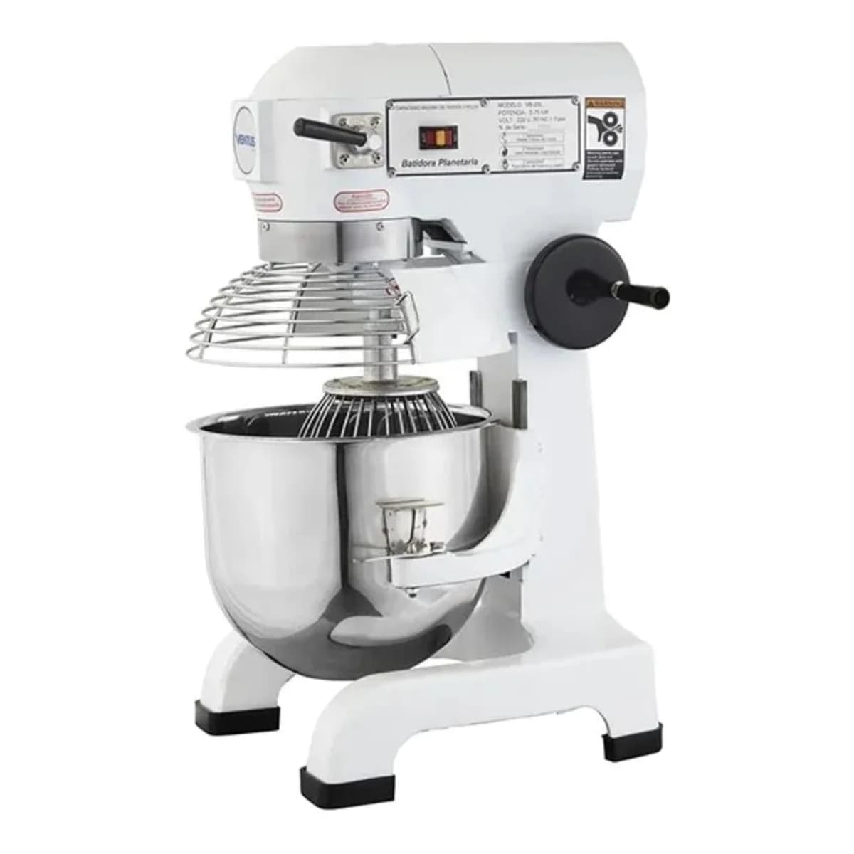 Batidora planetaria 10 litros hierro fundido Ventus VB-10, vista frontal