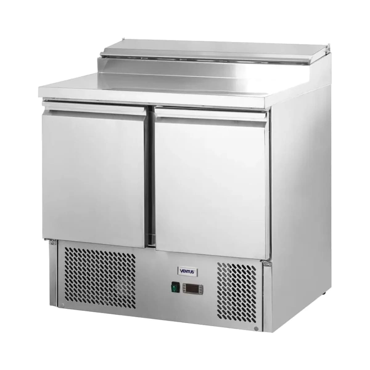 Heladera bajo mesada con topinera 240 lts 2 puertas