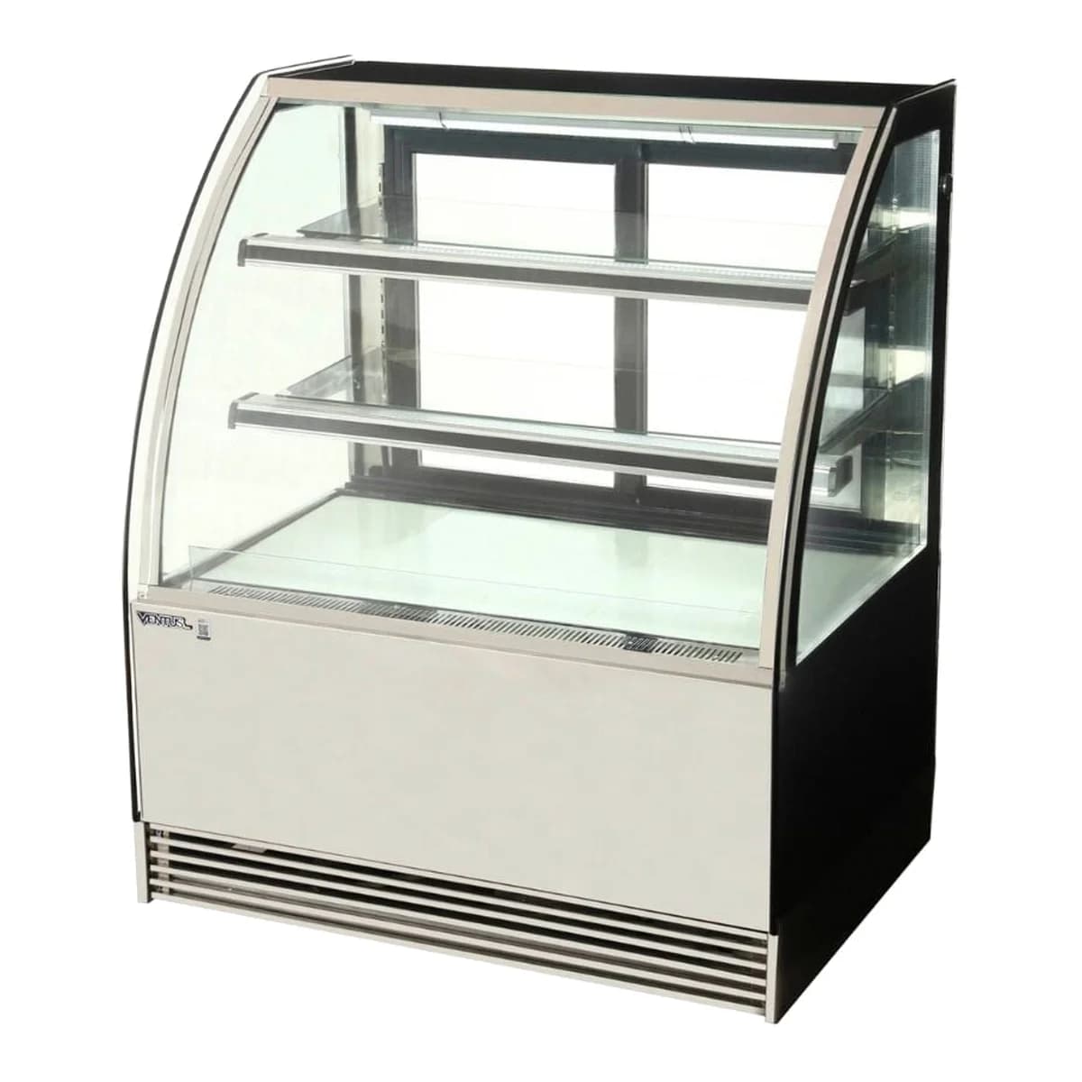 Vitrina refrigerada curva 380 lts