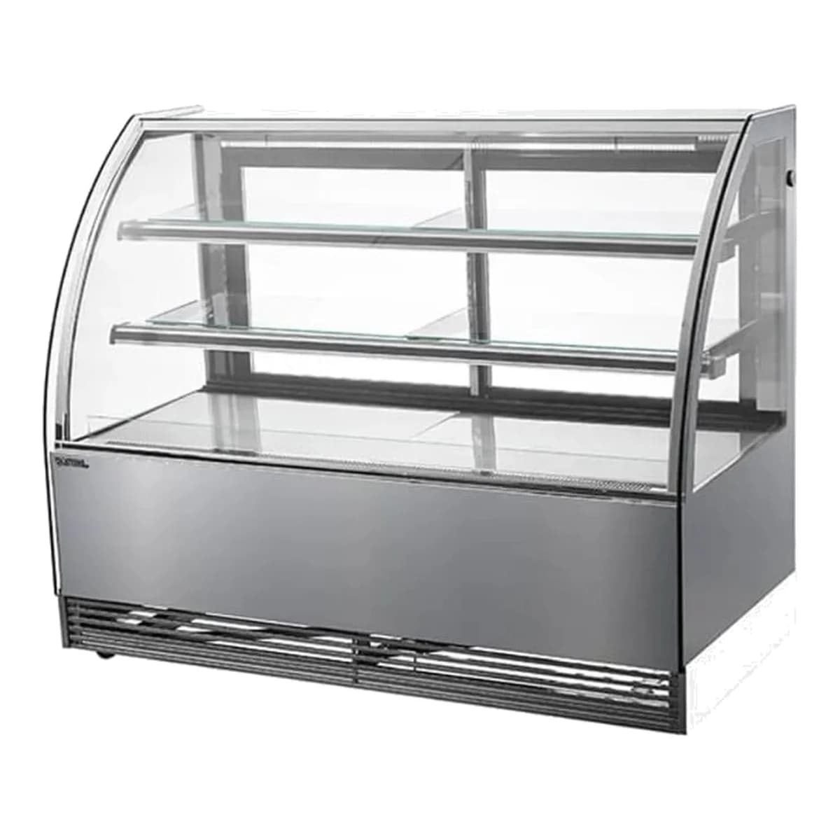 Vitrina refrigerada curva 520 litros 1,5 m Ventus VP-1500E, vista frontal