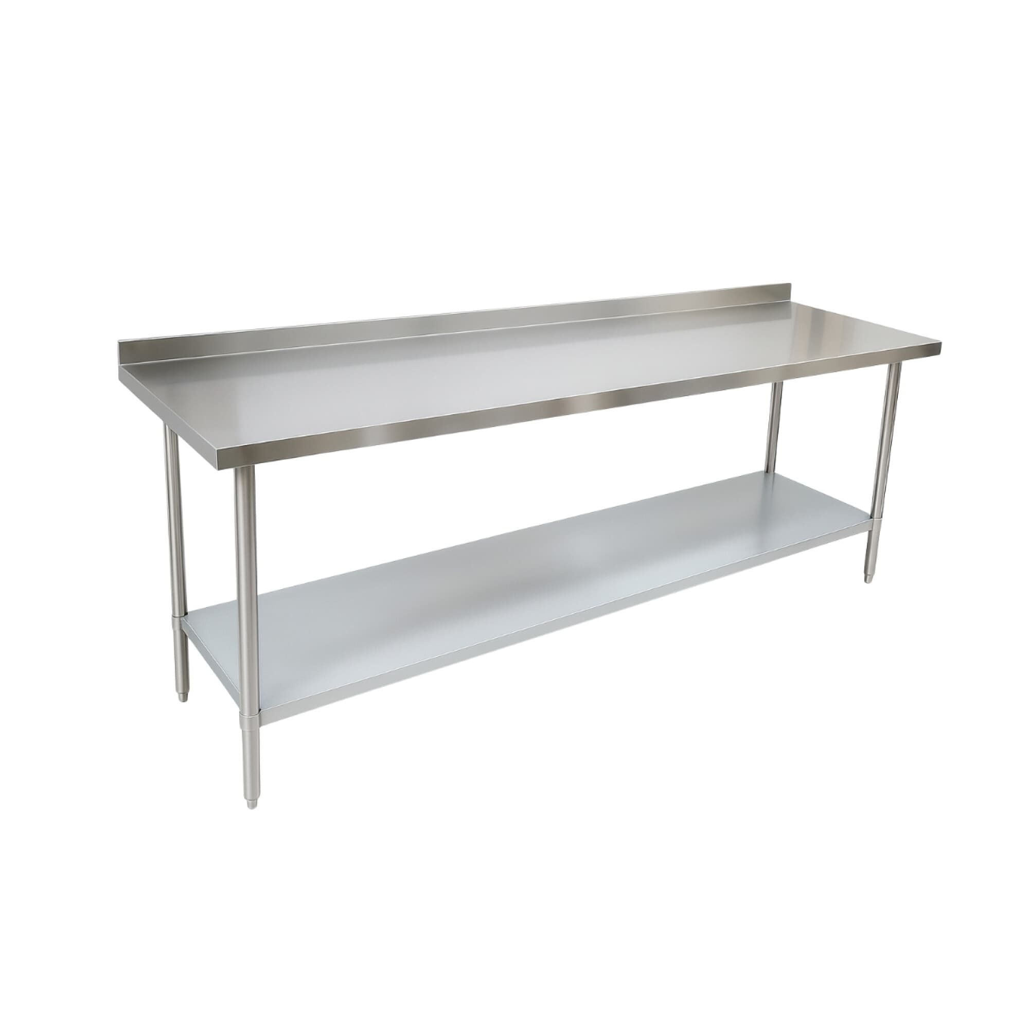 Mesada mural con estante 190 x 60 x 85 cm