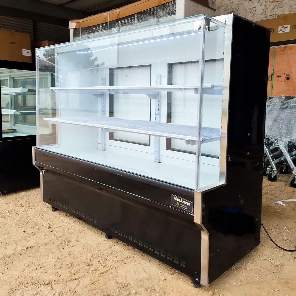 Vitrina 1,5 m Neutra Seminueva | Venancio Eco Lite VBVEC15 (desgaste en depósito)