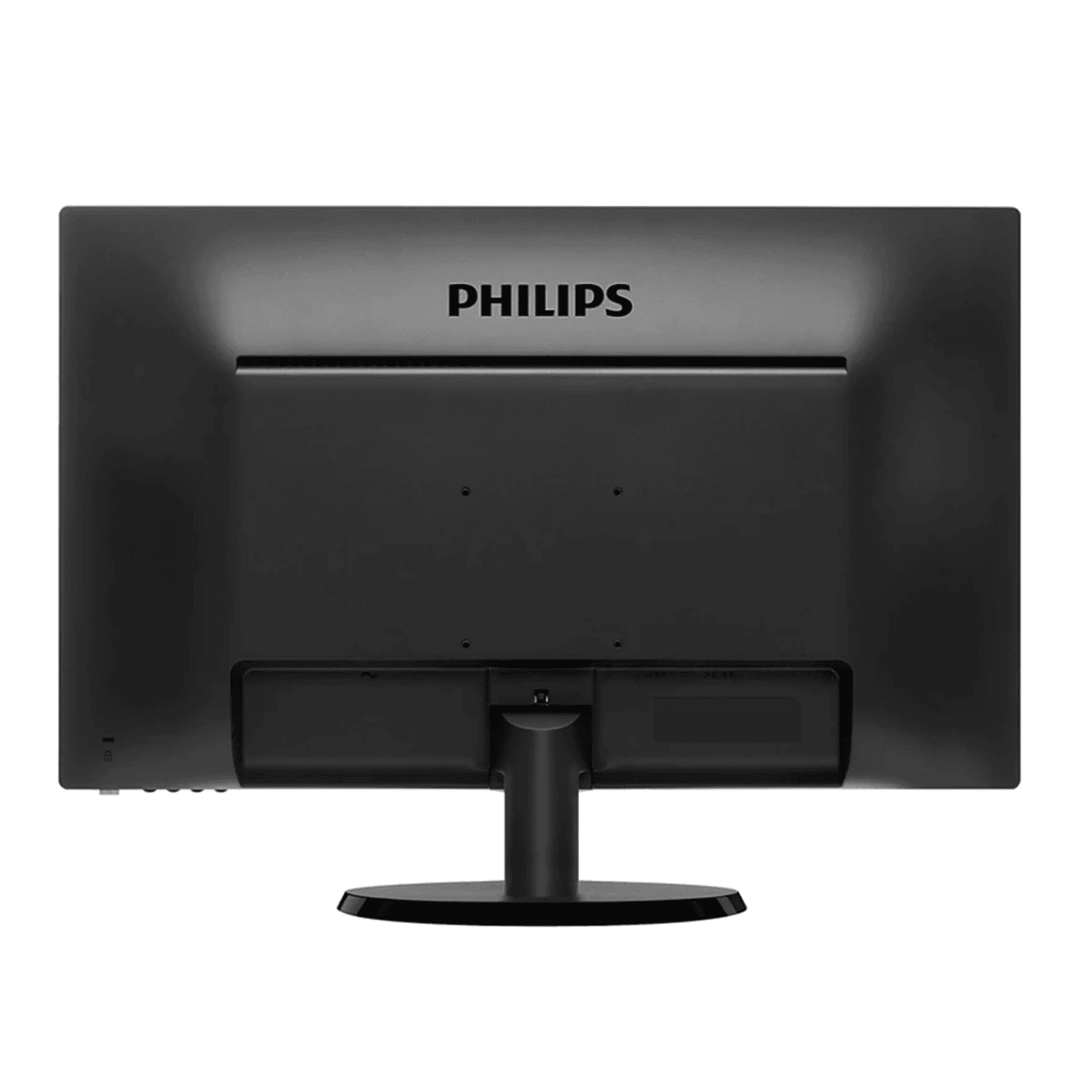 Parte trasera del monitor Philips 223V5LHSB255 con la base