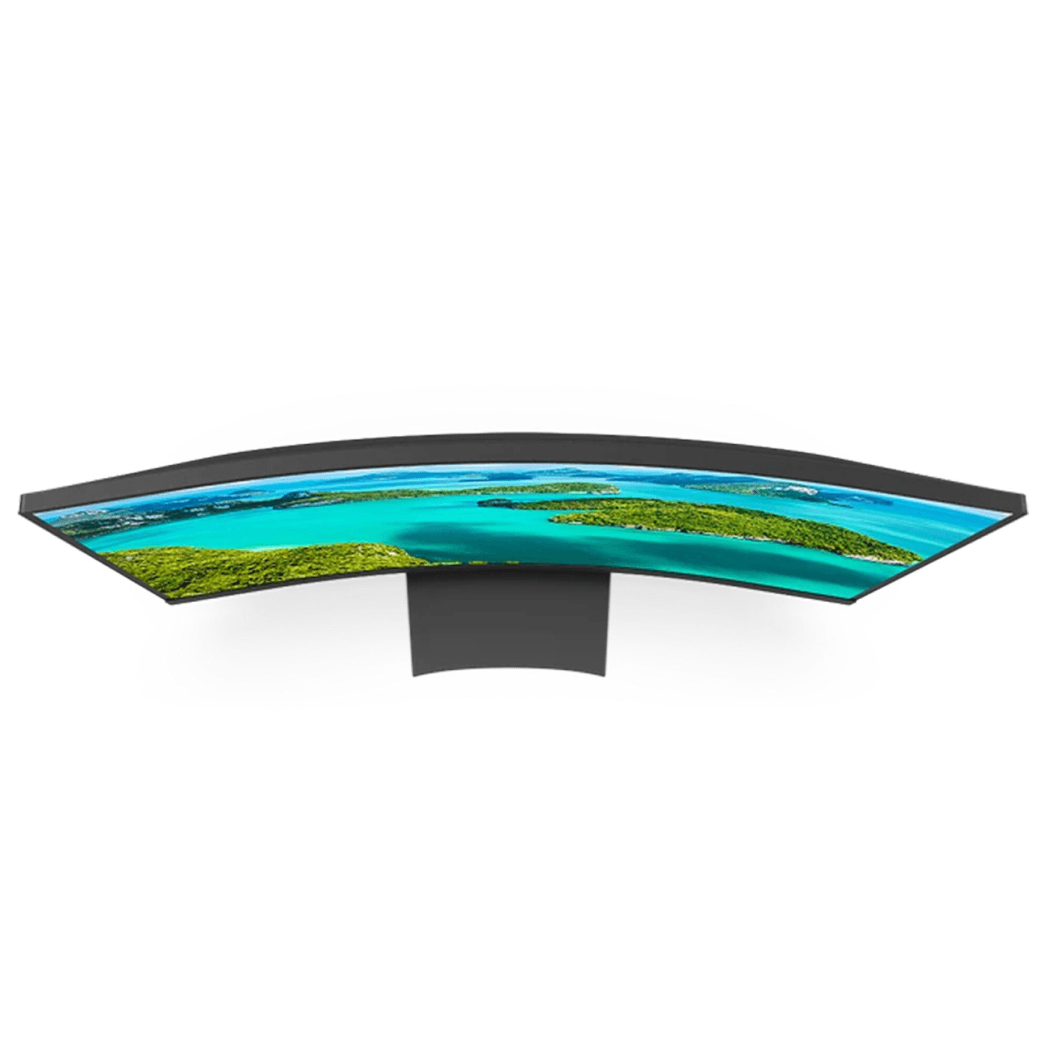 Vista superior de la curvatura del monitor Philips 271E1SCA55