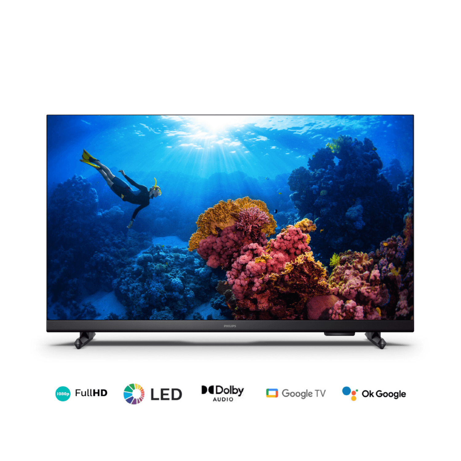 Philips 43PFD691877 con imagen submarina en pantalla