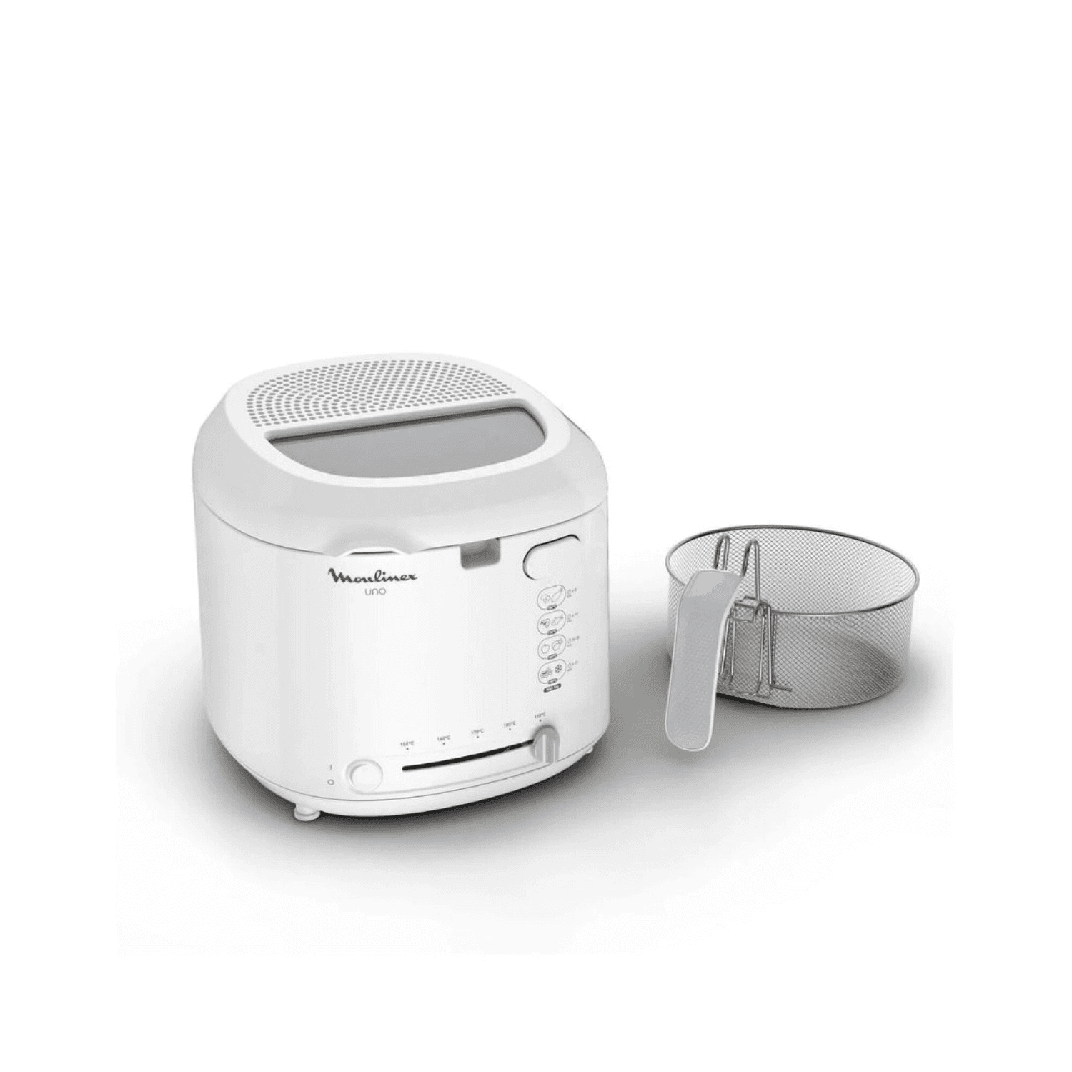 Freidora Moulinex Uno M AF203158 con su cesta extraída