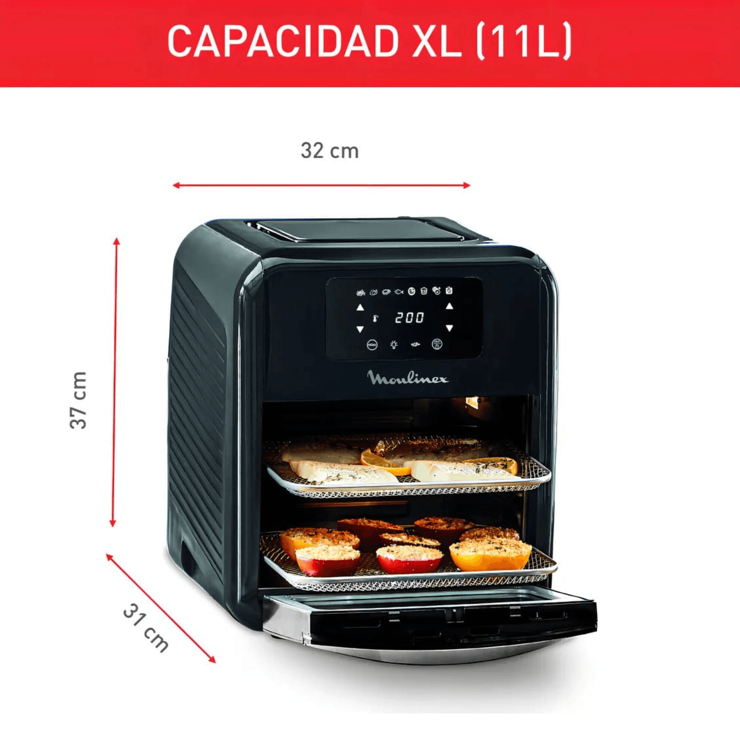 Moulinex AL501810 con sus medidas