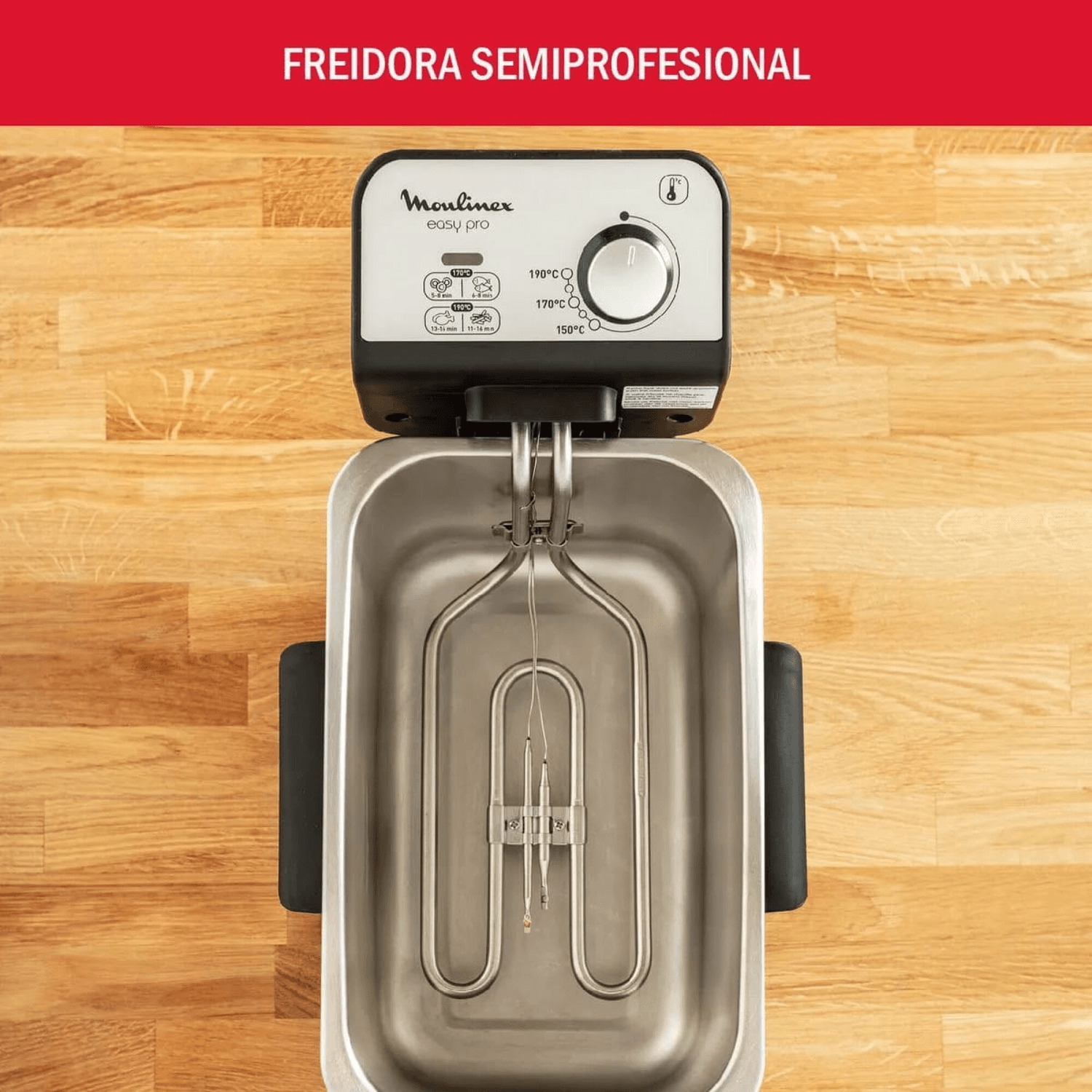 Cuba y resistencia de la freidora Moulinex Easy Pro AM338058