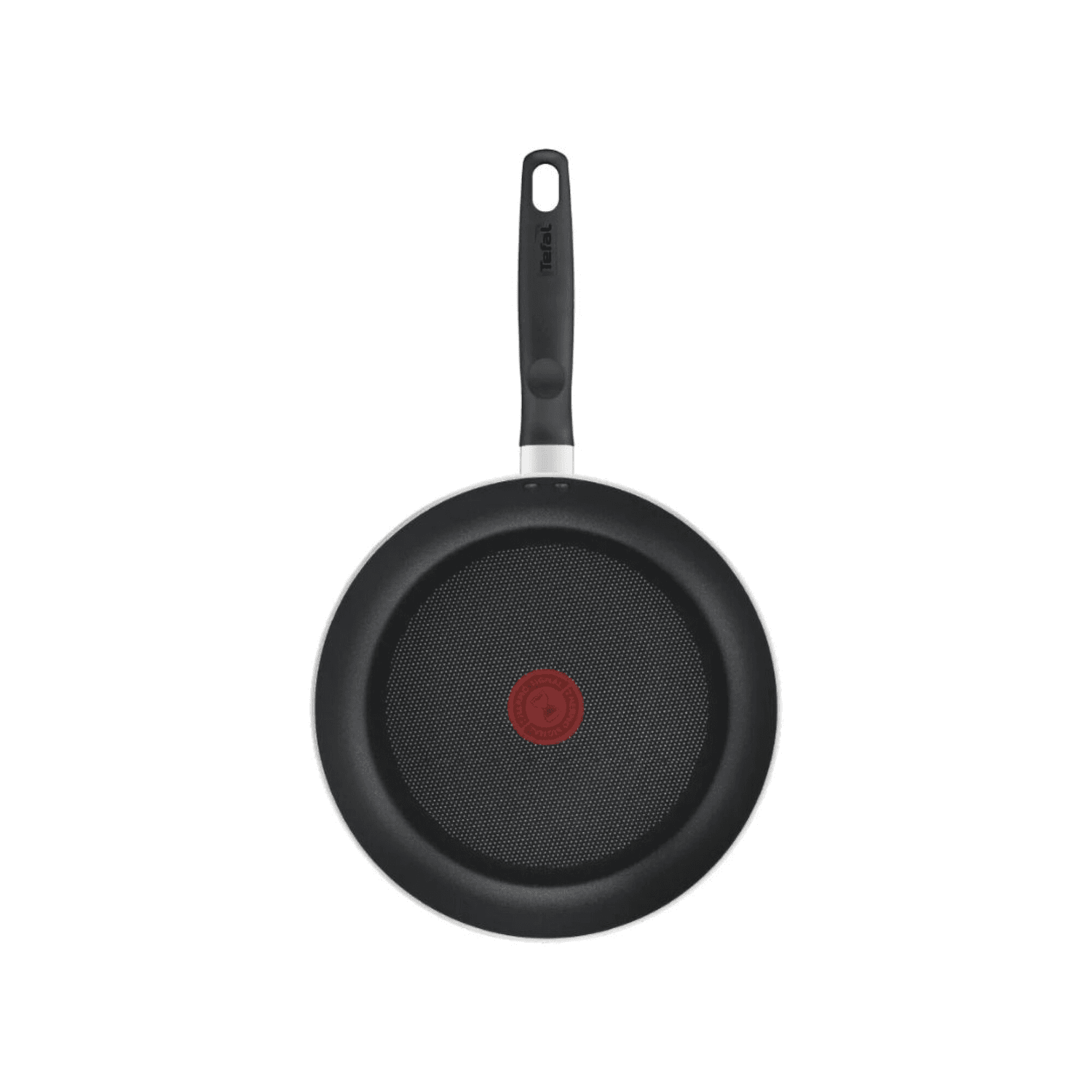 Sartén Tefal Super Cook de 24 cm vista desde arriba con indicador de temperatura