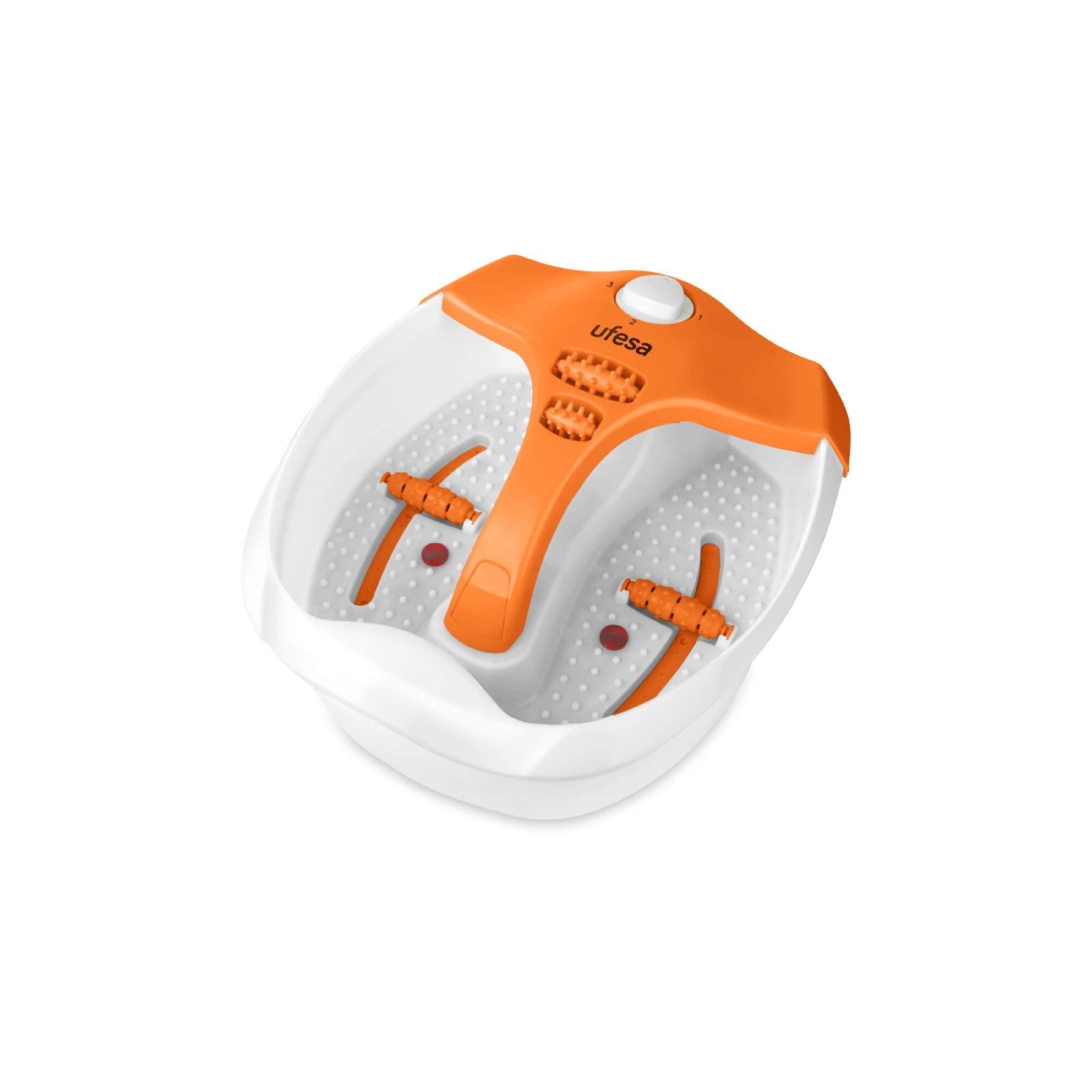 Hidromasajeador de pies Ufesa BH5700 naranja y blanco