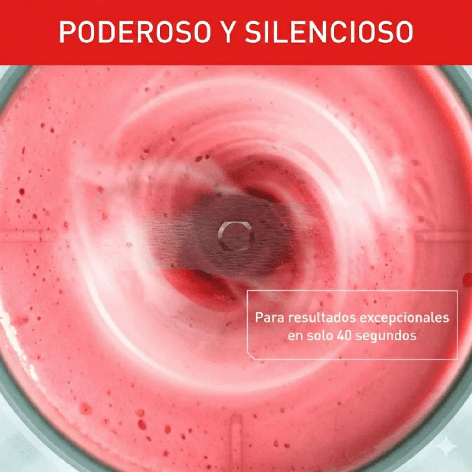 Batido preparado con la licuadora portátil Arno Lightmix BL1C04B1