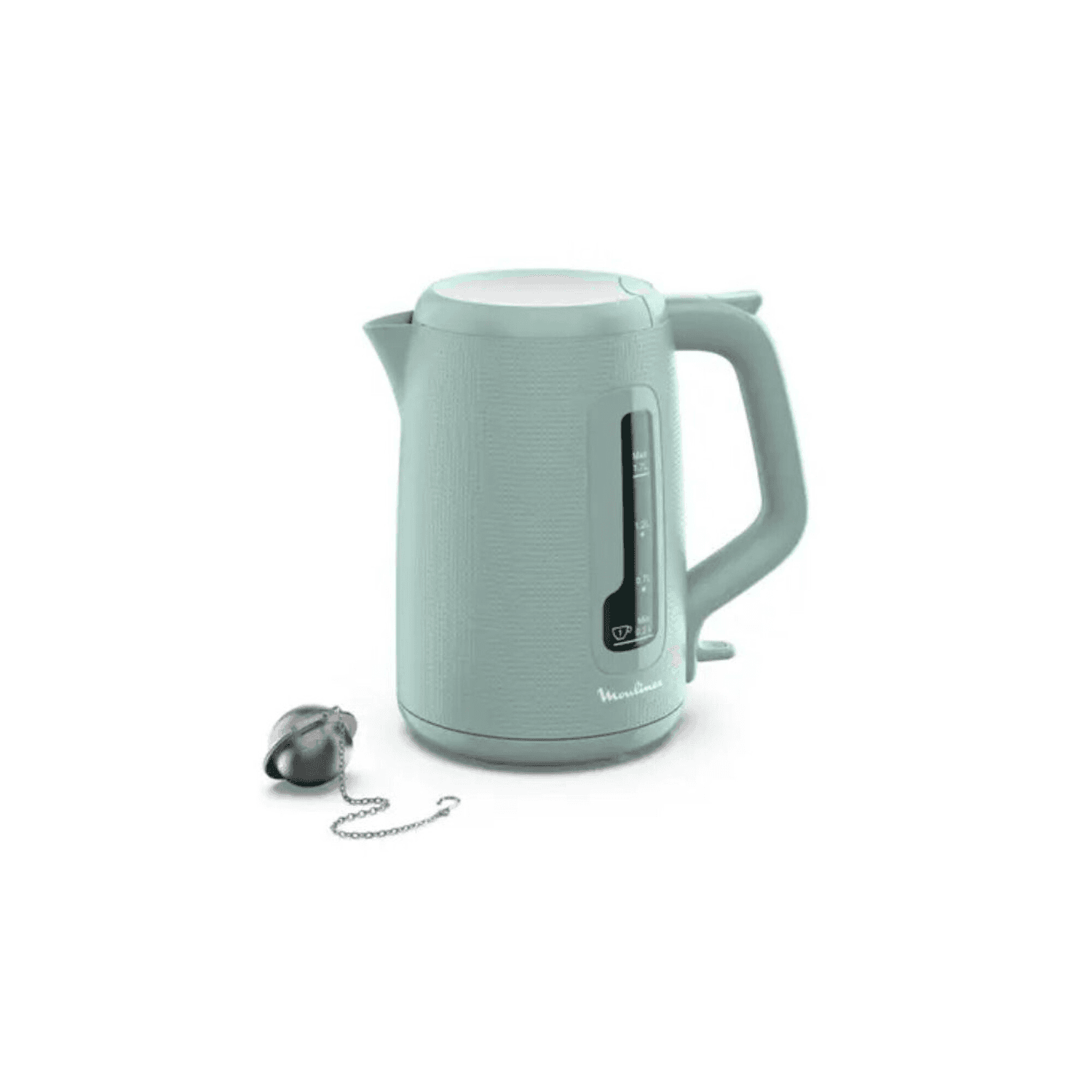 Jarra eléctrica Moulinex Morning Tea Ball BY2M1310 verde con infusor de té