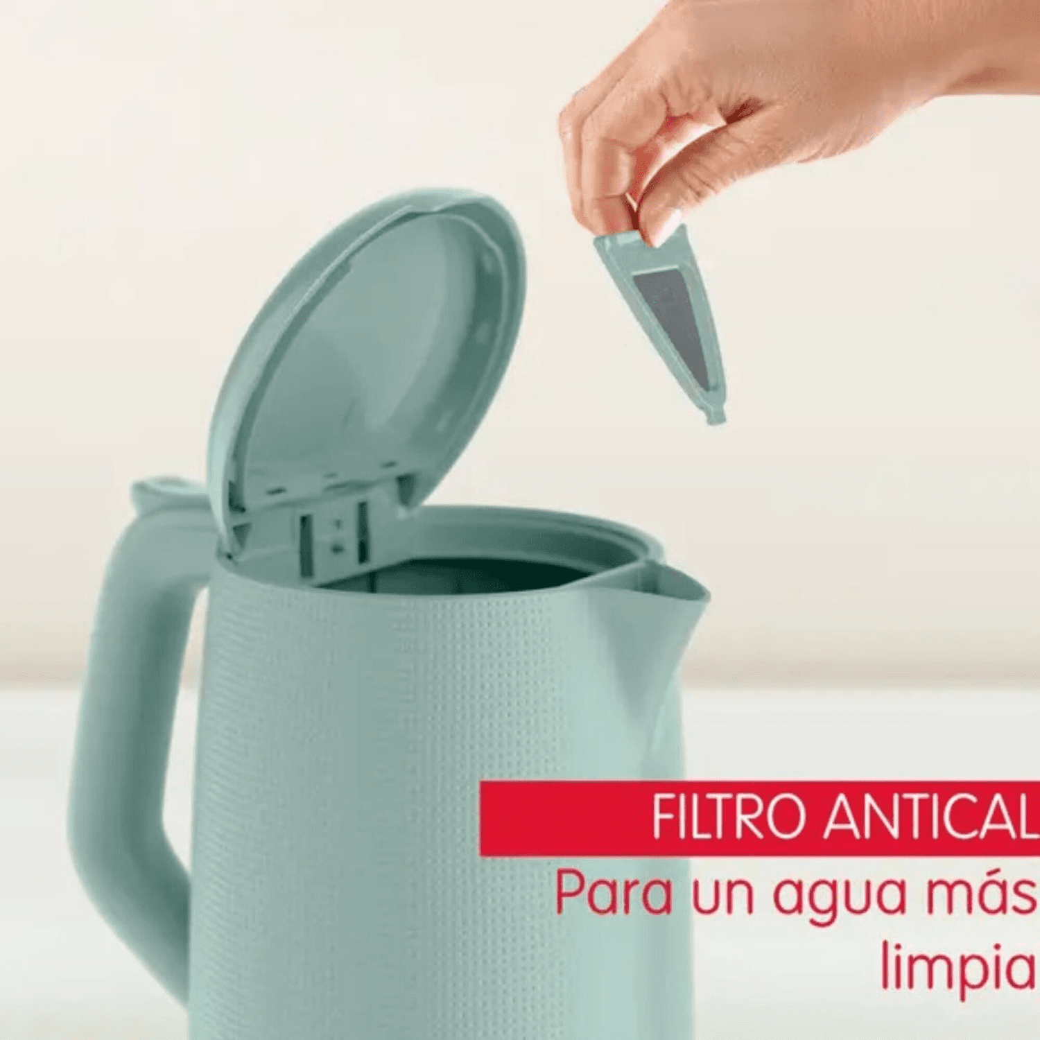 Filtro antical extraíble de la jarra eléctrica Moulinex BY2M1310