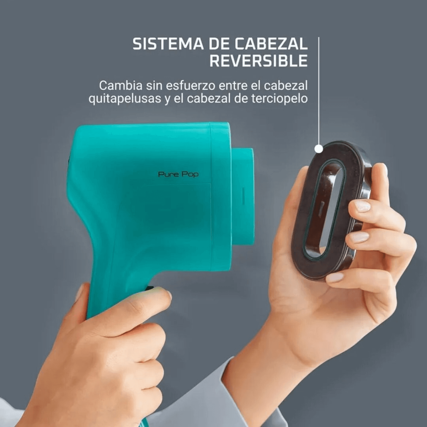 Cabezal reversible del vaporizador Rowenta Pure Pop DR2024D1