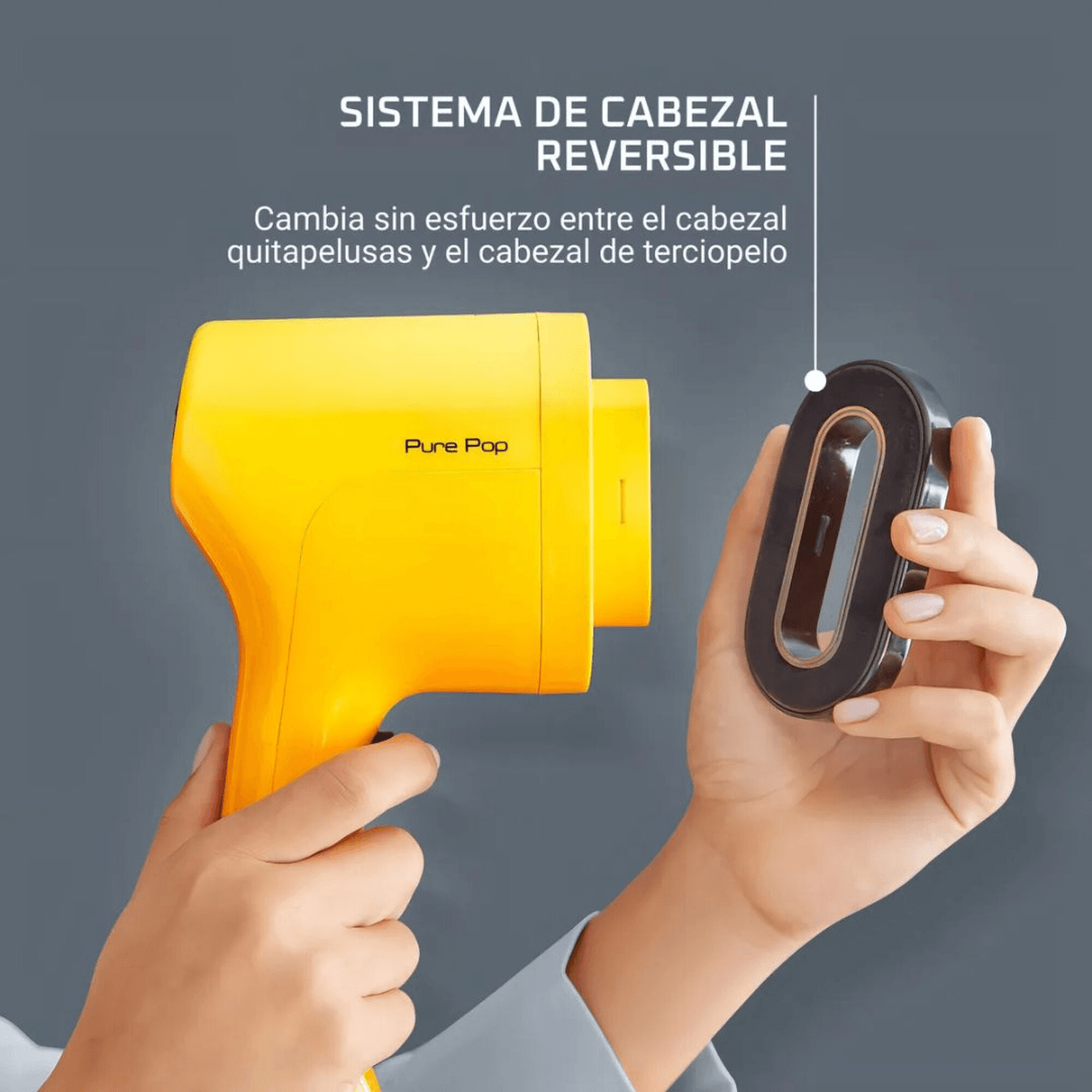 Cabezal reversible del vaporizador Rowenta Pure Pop DR2026D1