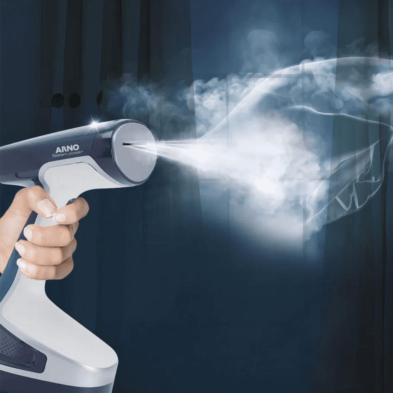 Vapor saliendo del vaporizador Arno DT8140B2