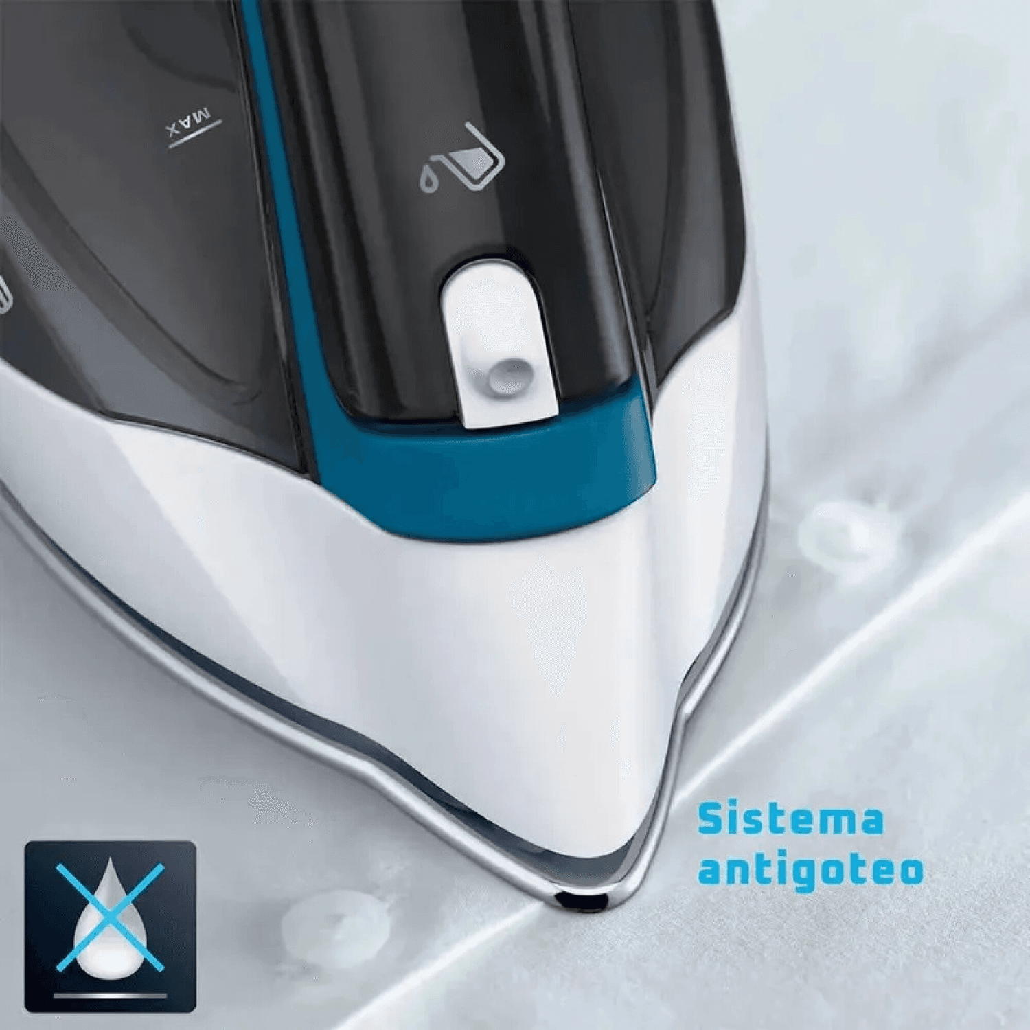 Sistema antigoteo de la plancha Rowenta DX1550D1