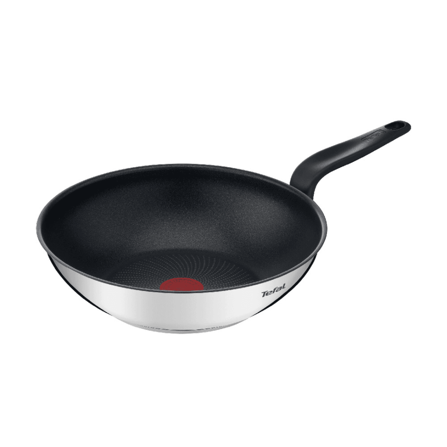 Wok Tefal Primary E3091904 de acero inoxidable con interior antiadherente