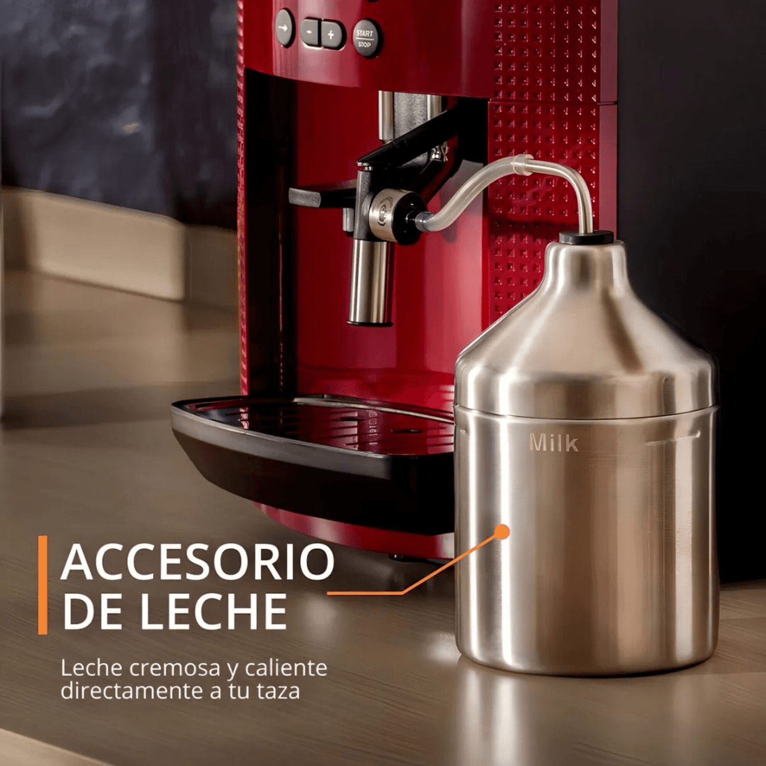 Accesorio de leche de acero de la cafetera Krups EA816570