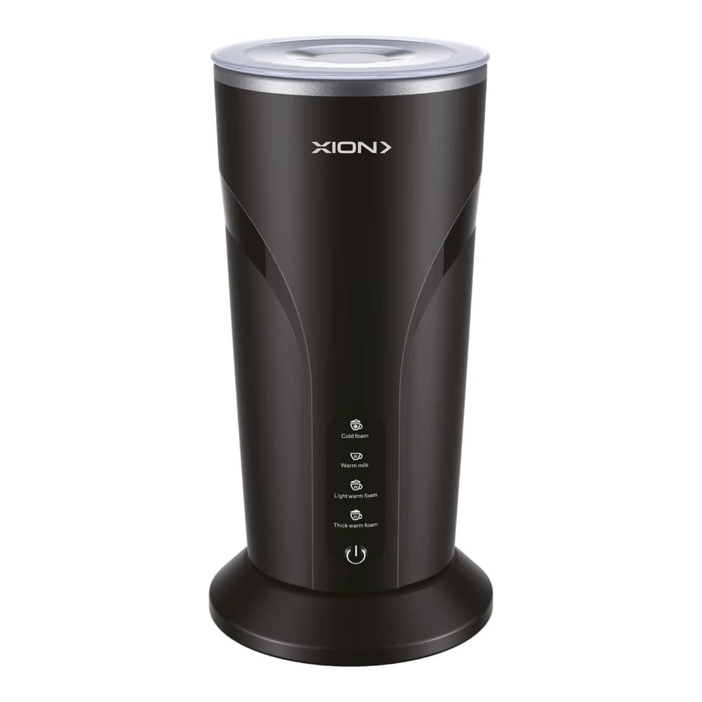 Espumador de leche eléctrico XION XI-CMM50 negro con base y panel de 4 programas