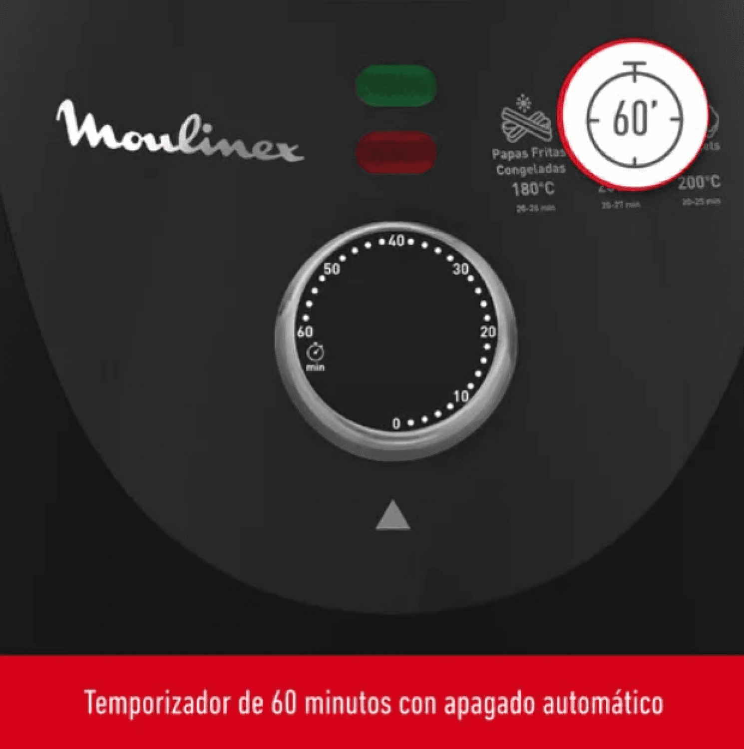 Perilla del temporizador de 60 minutos de la Moulinex EZ122858