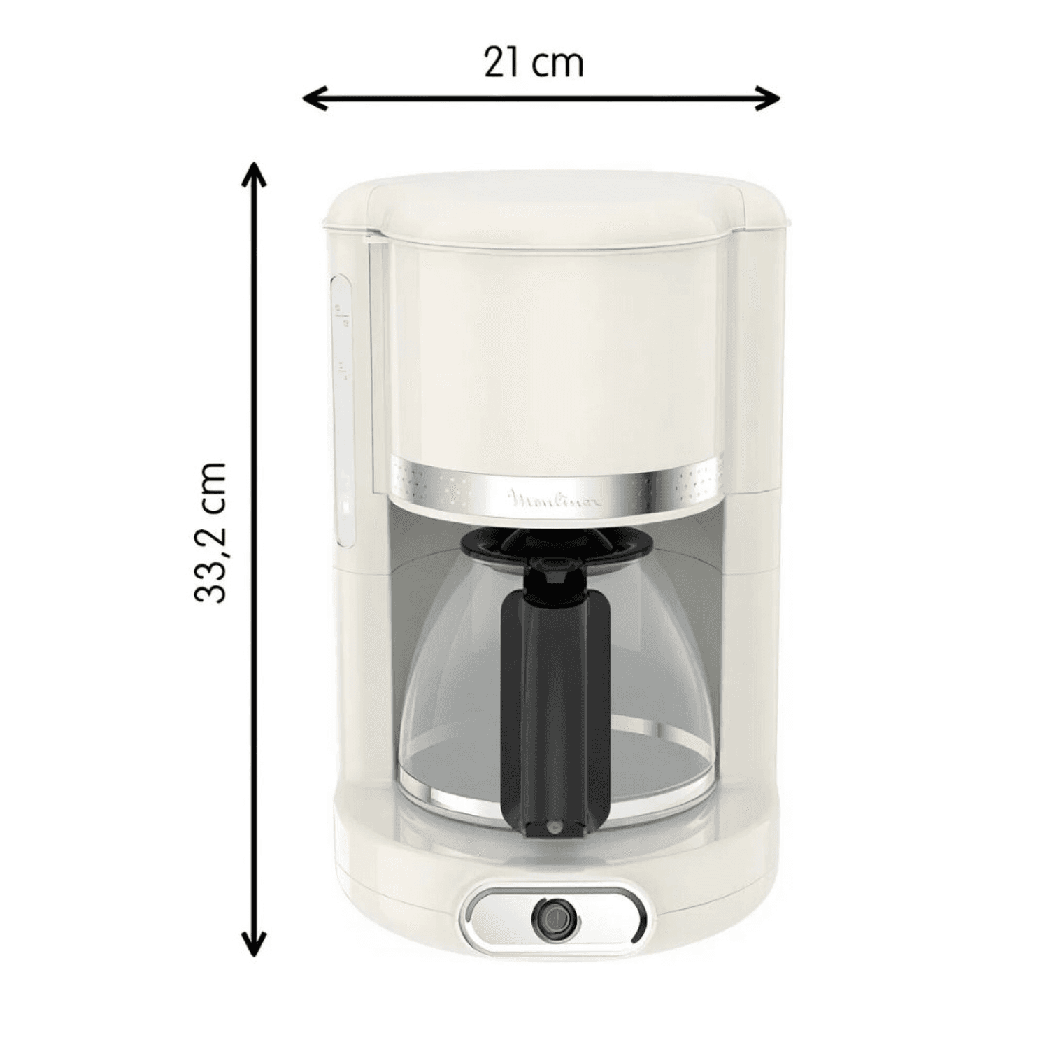 Cafetera Moulinex FG381A10 con sus medidas