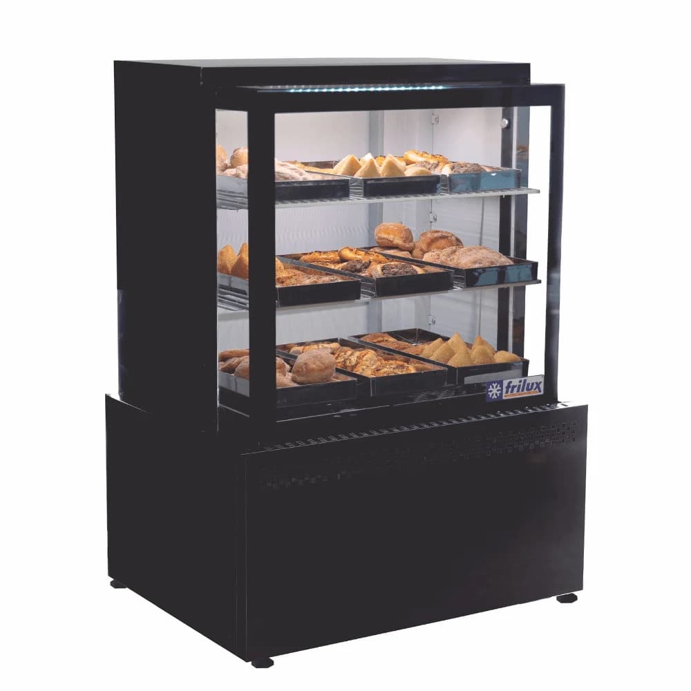 Vitrina caliente Frilux EF-221-V de 9 bandejas inox, 0,78 m