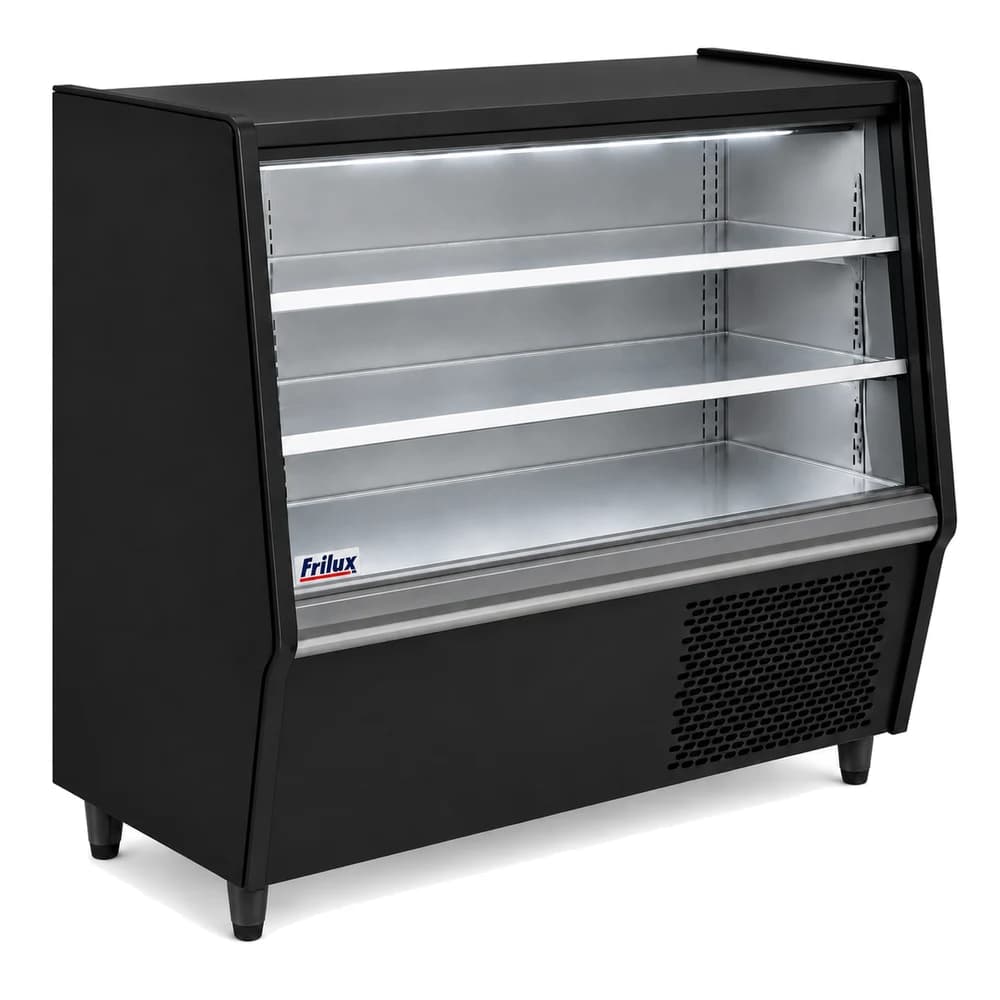 Vitrina mostrador refrigerada Frilux RF-071 Plus de 1,20 m, negra