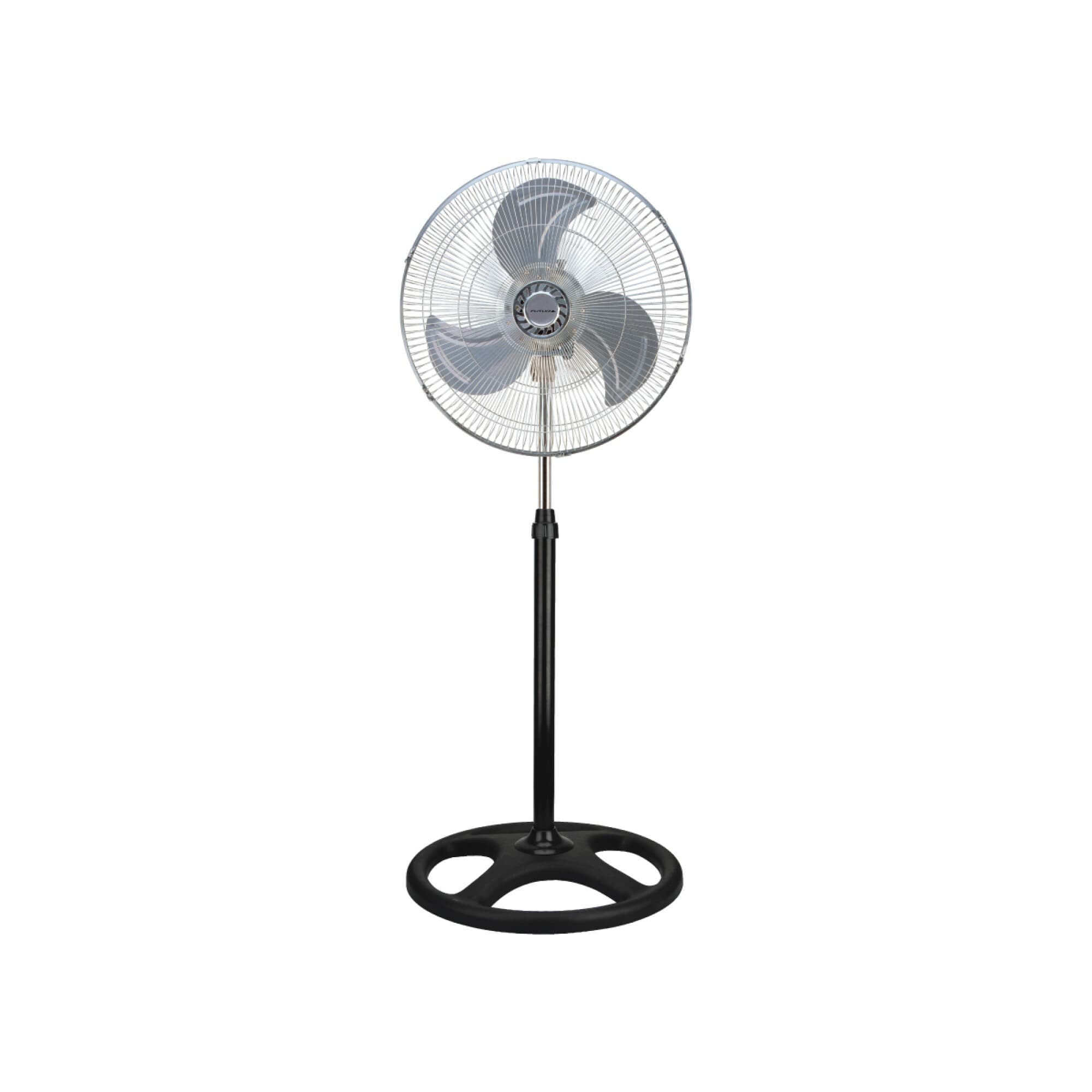 Ventilador Futura FUT-4532-US en modo de pie con base redonda negra