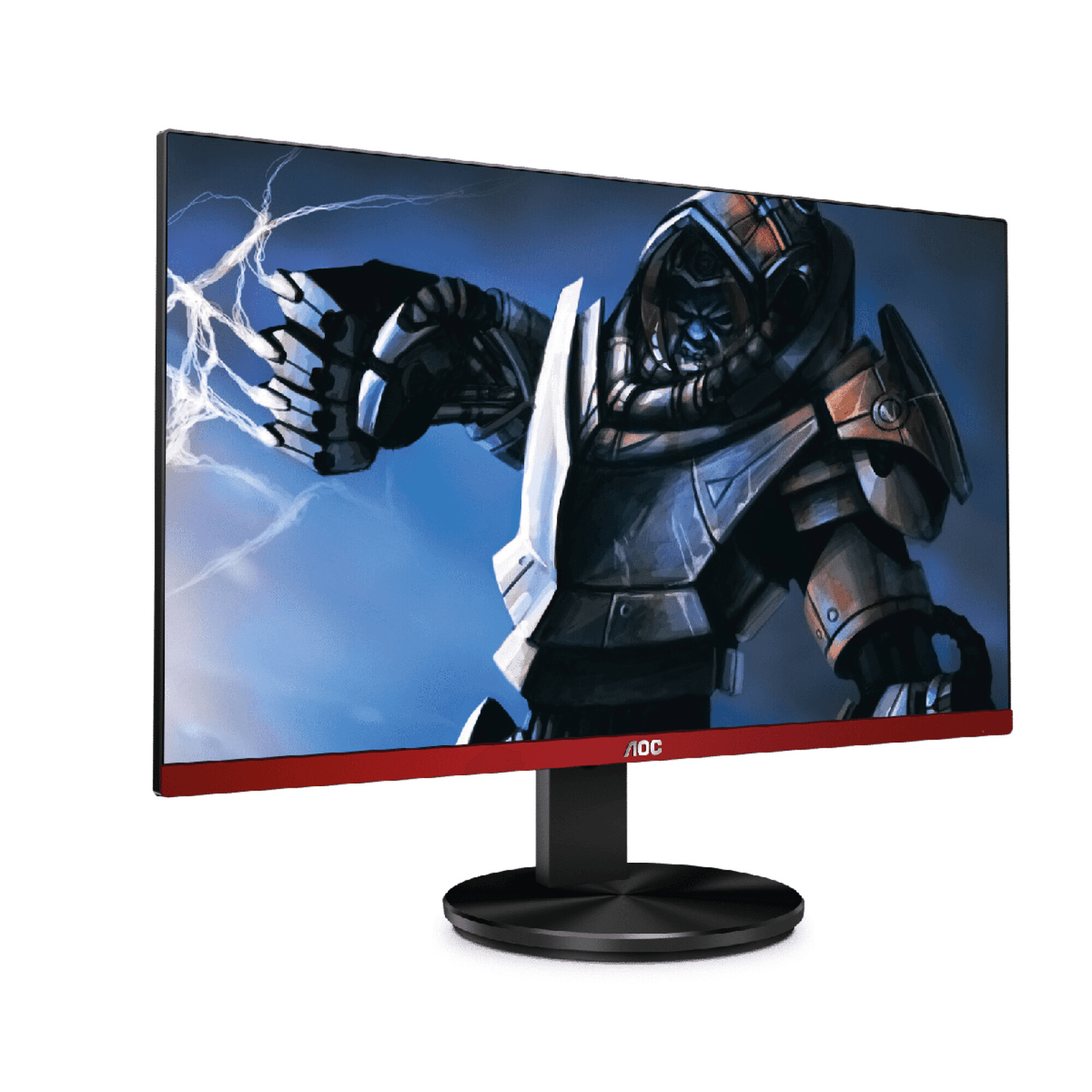 Monitor gamer AOC G2490VX en perspectiva