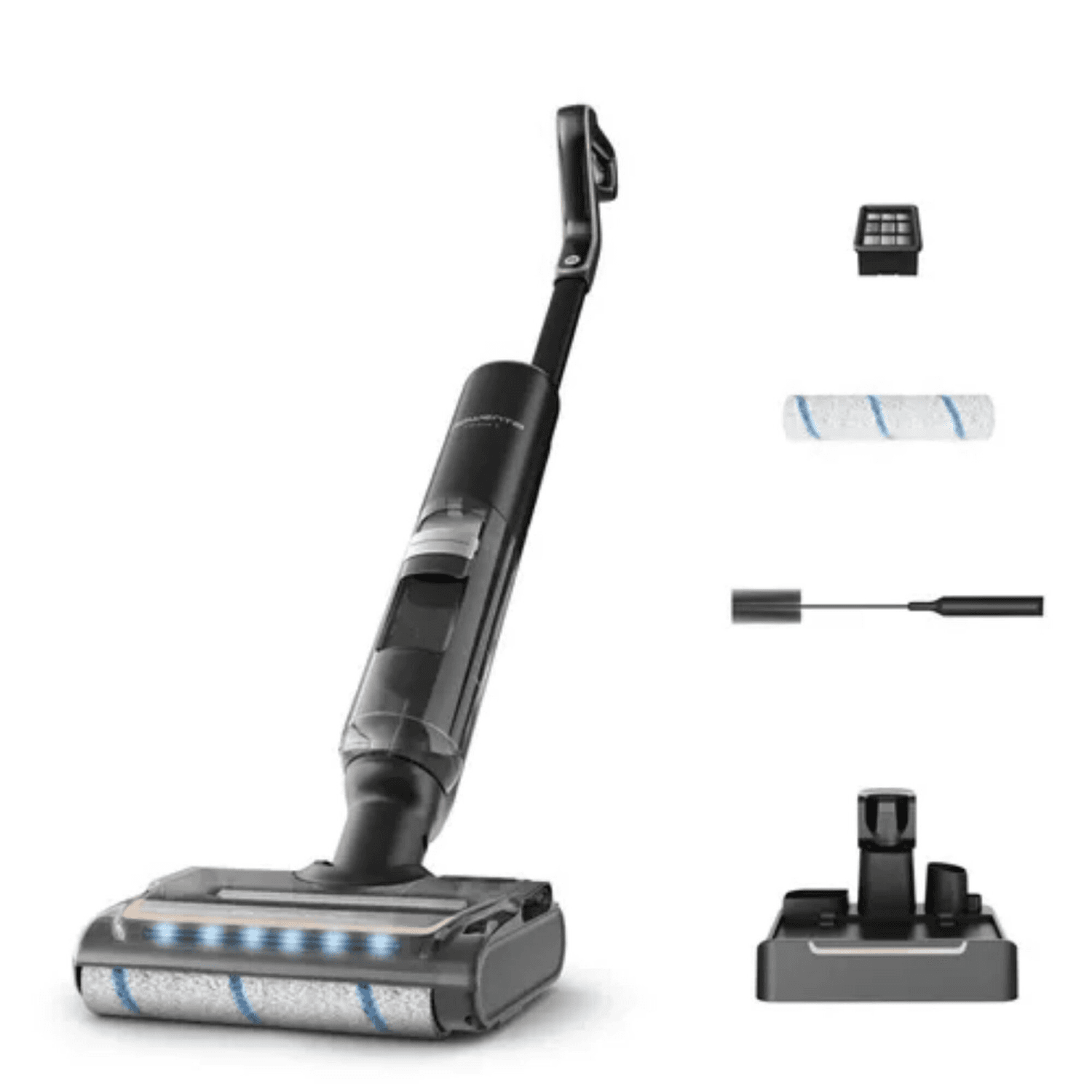 Aspiradora y trapeadora inalámbrica Rowenta X-Clean 7 GZ5736E0 con sus accesorios y base