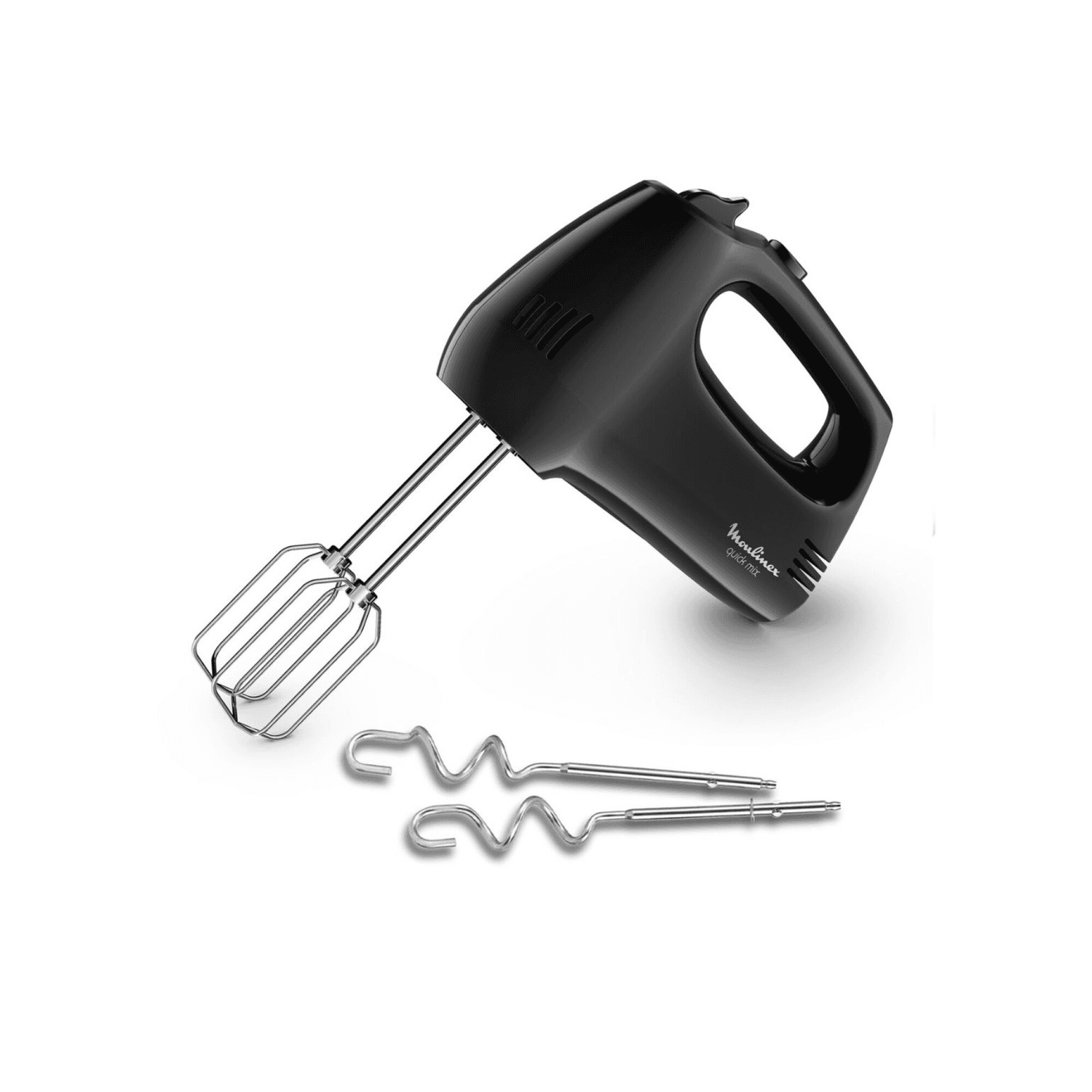 Batidora de mano Moulinex Quickmix HM3108B1 con varillas y ganchos