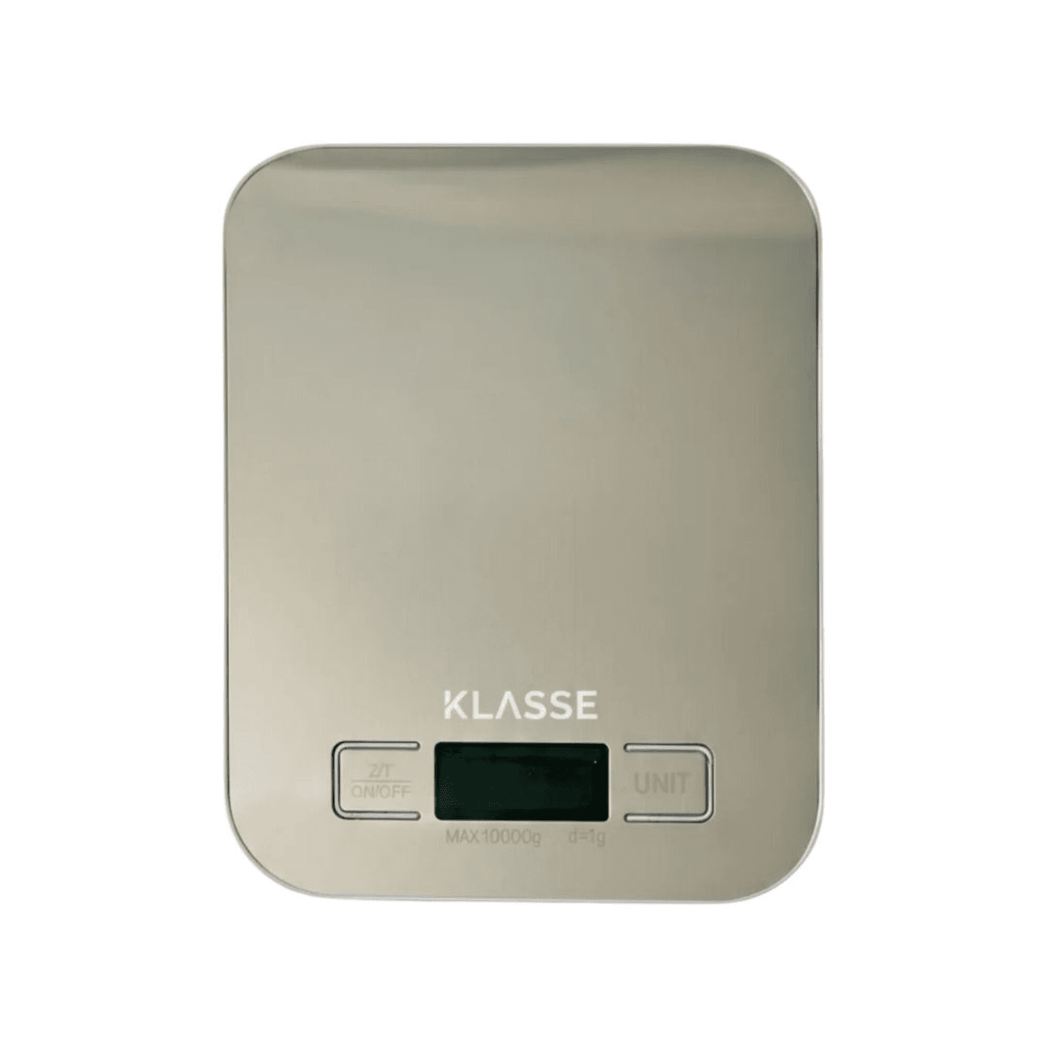Balanza de cocina digital de acero inoxidable Klasse KS2002
