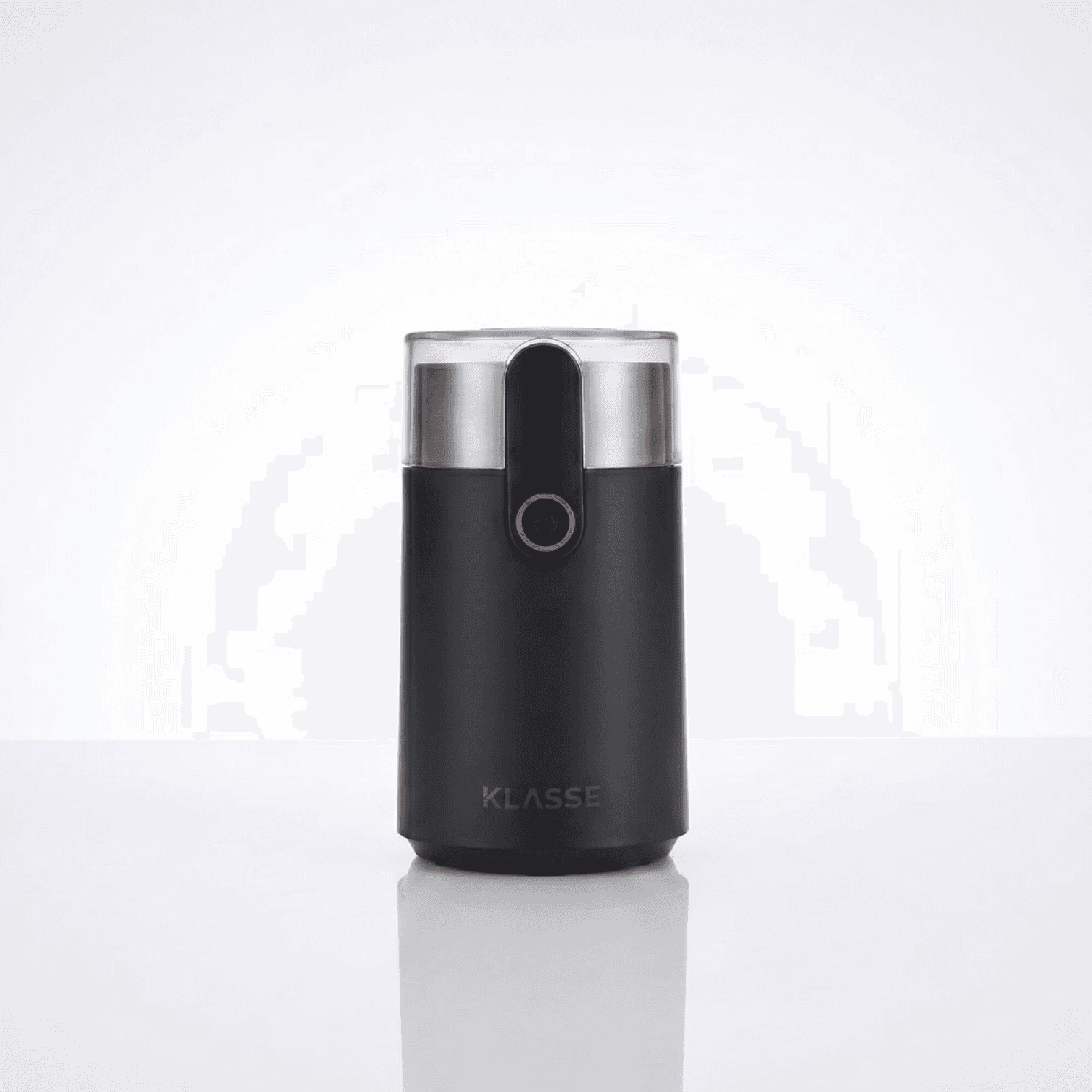 Molinillo de café eléctrico Klasse KS2600 negro con tapa transparente