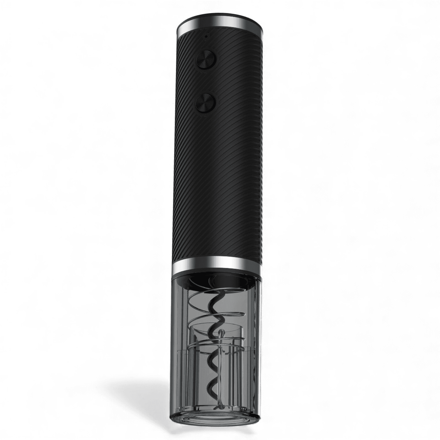 Destapador de vino eléctrico Klasse KS2800 negro con detalles de acero