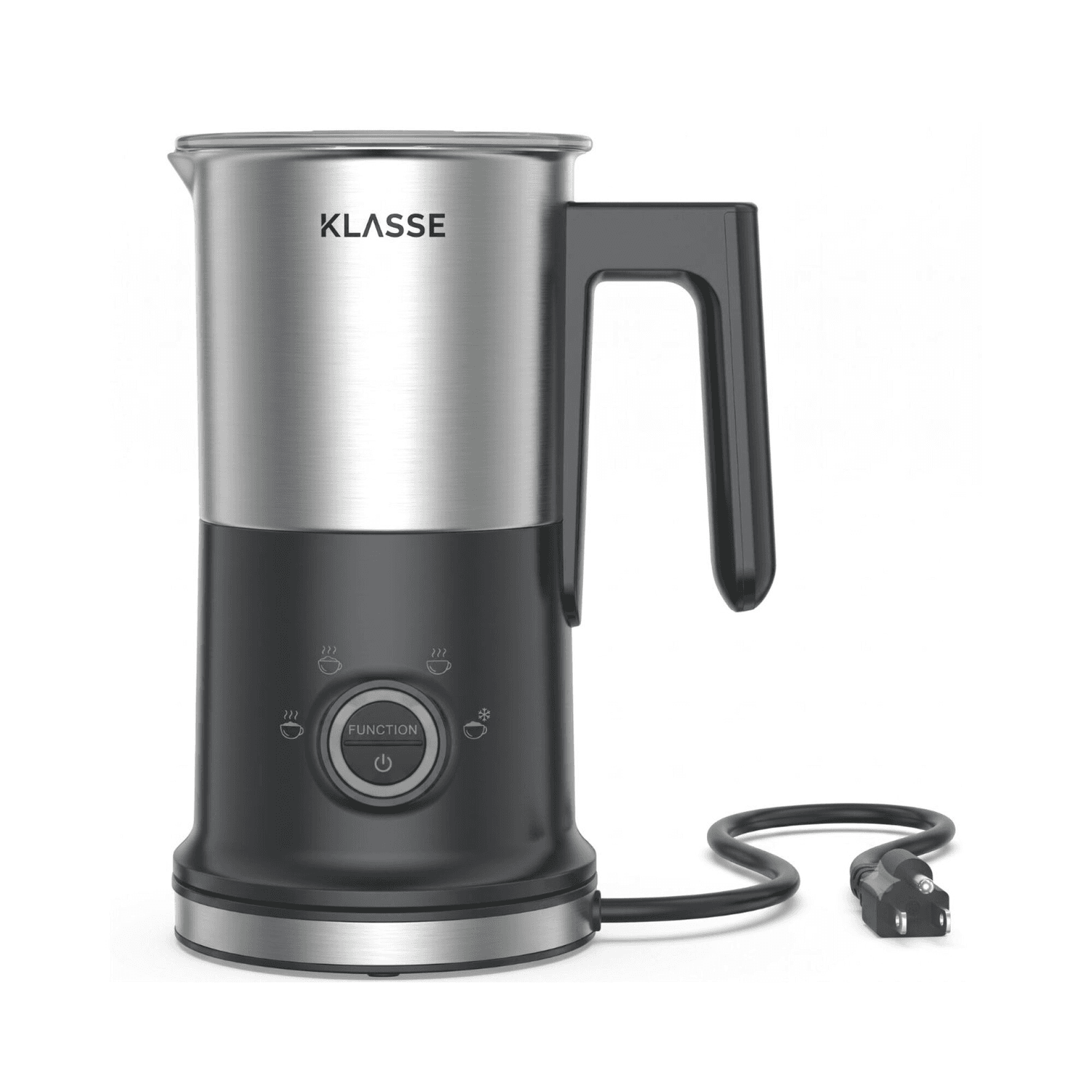Espumador de leche Klasse KS4000 de acero inoxidable con base y cable