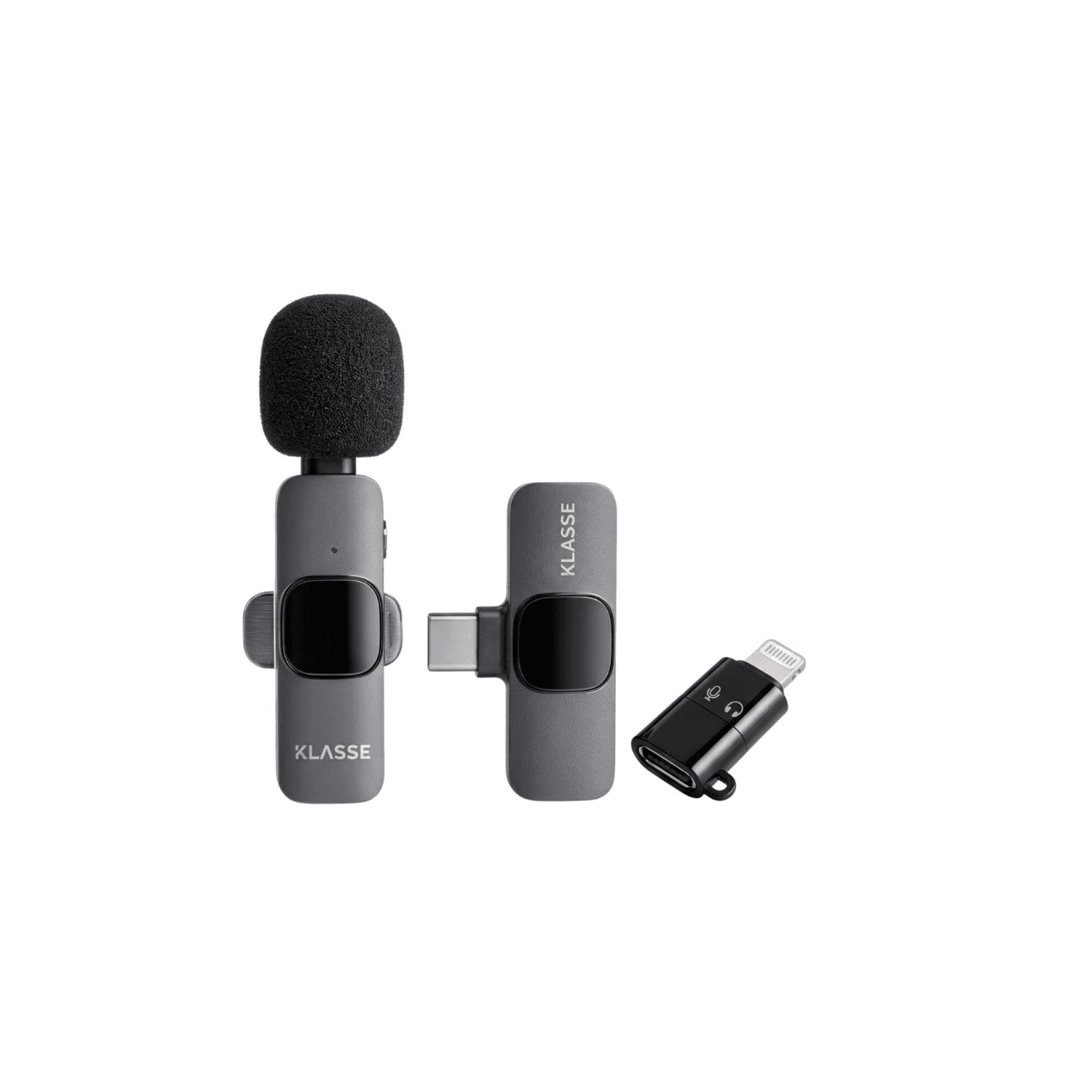 Micrófono corbatero inalámbrico Klasse KS5100 con receptor y adaptador