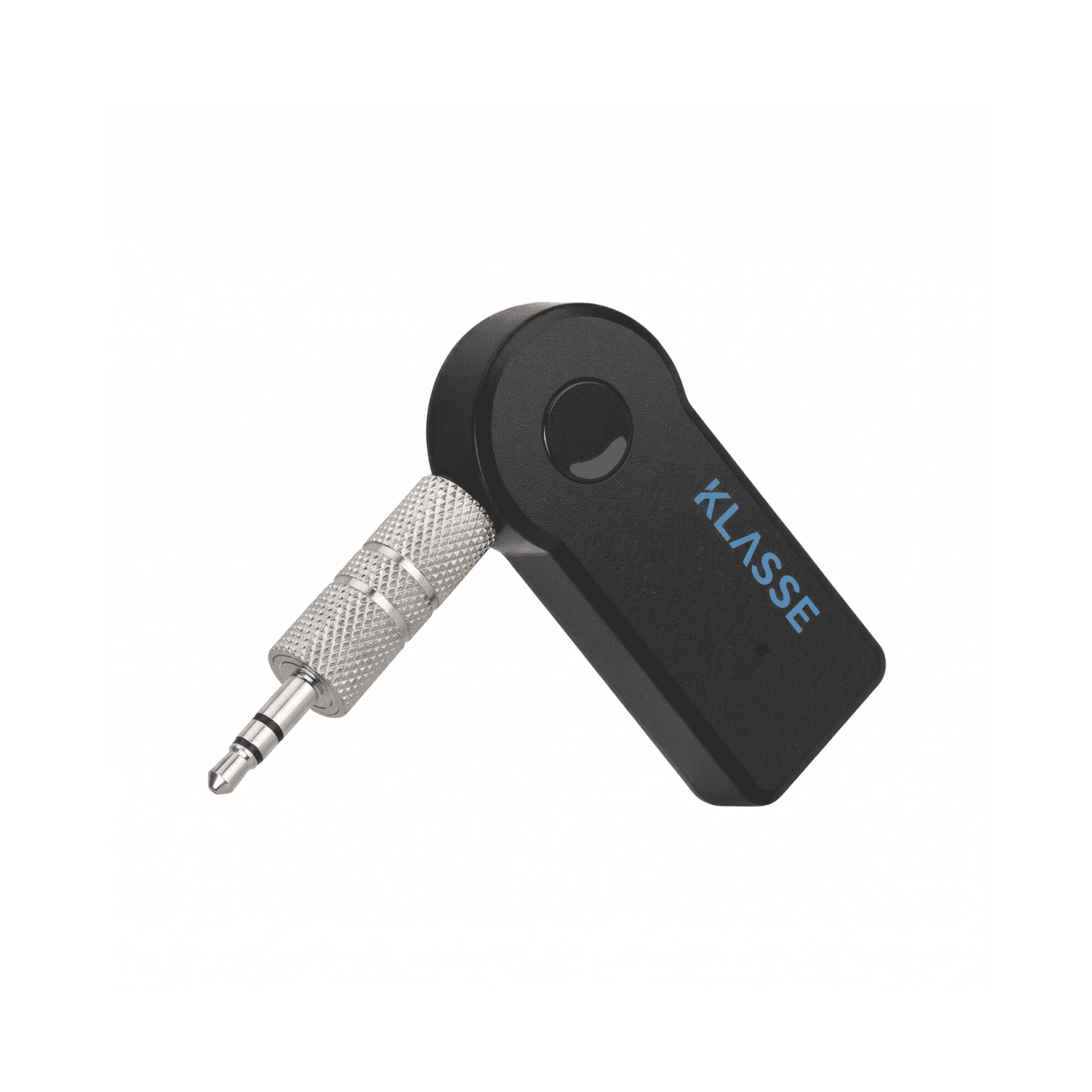 Receptor de audio inalámbrico Klasse KS5103 con conector AUX sobre fondo blanco