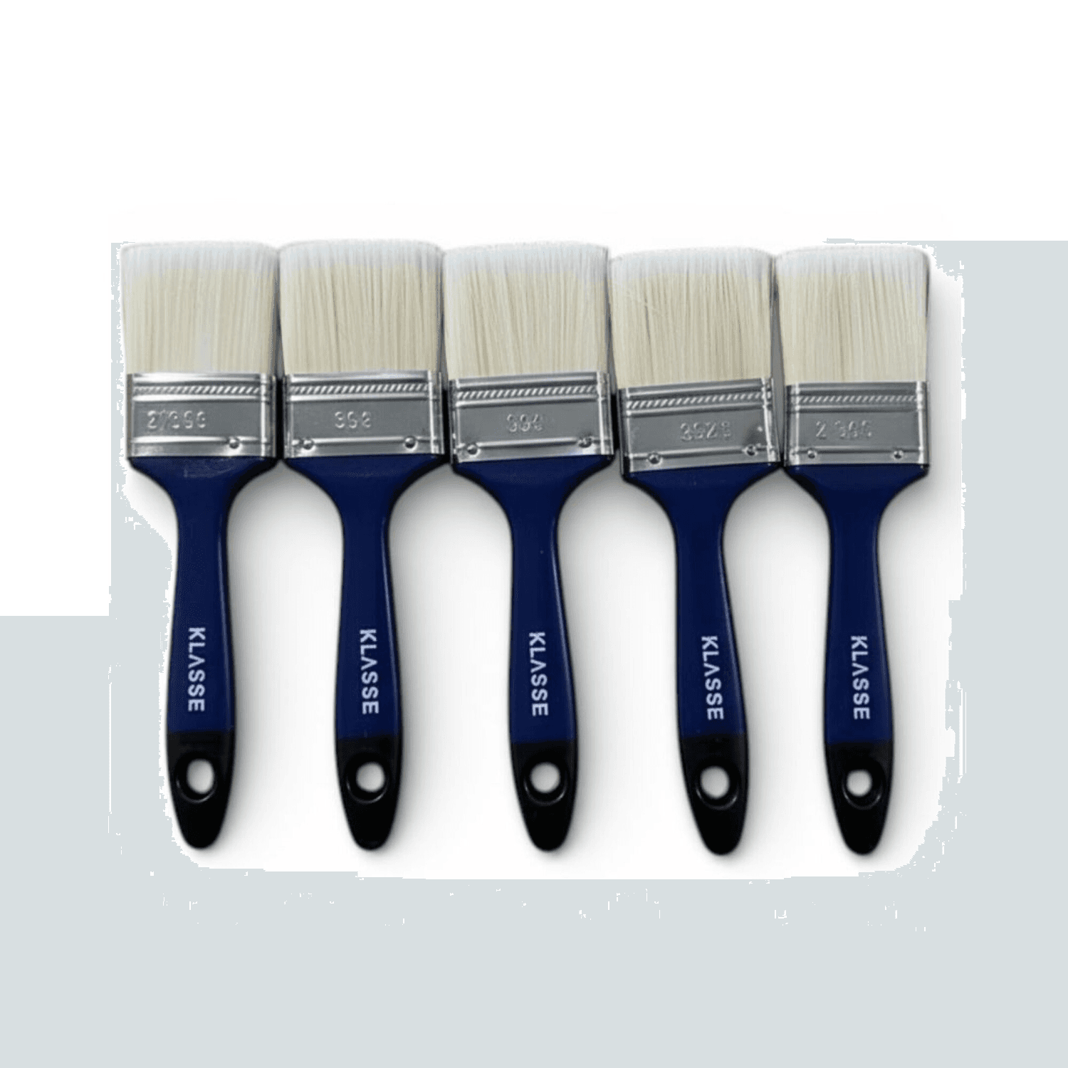 Set de 5 pinceles Klasse KS7700 con mango azul y negro