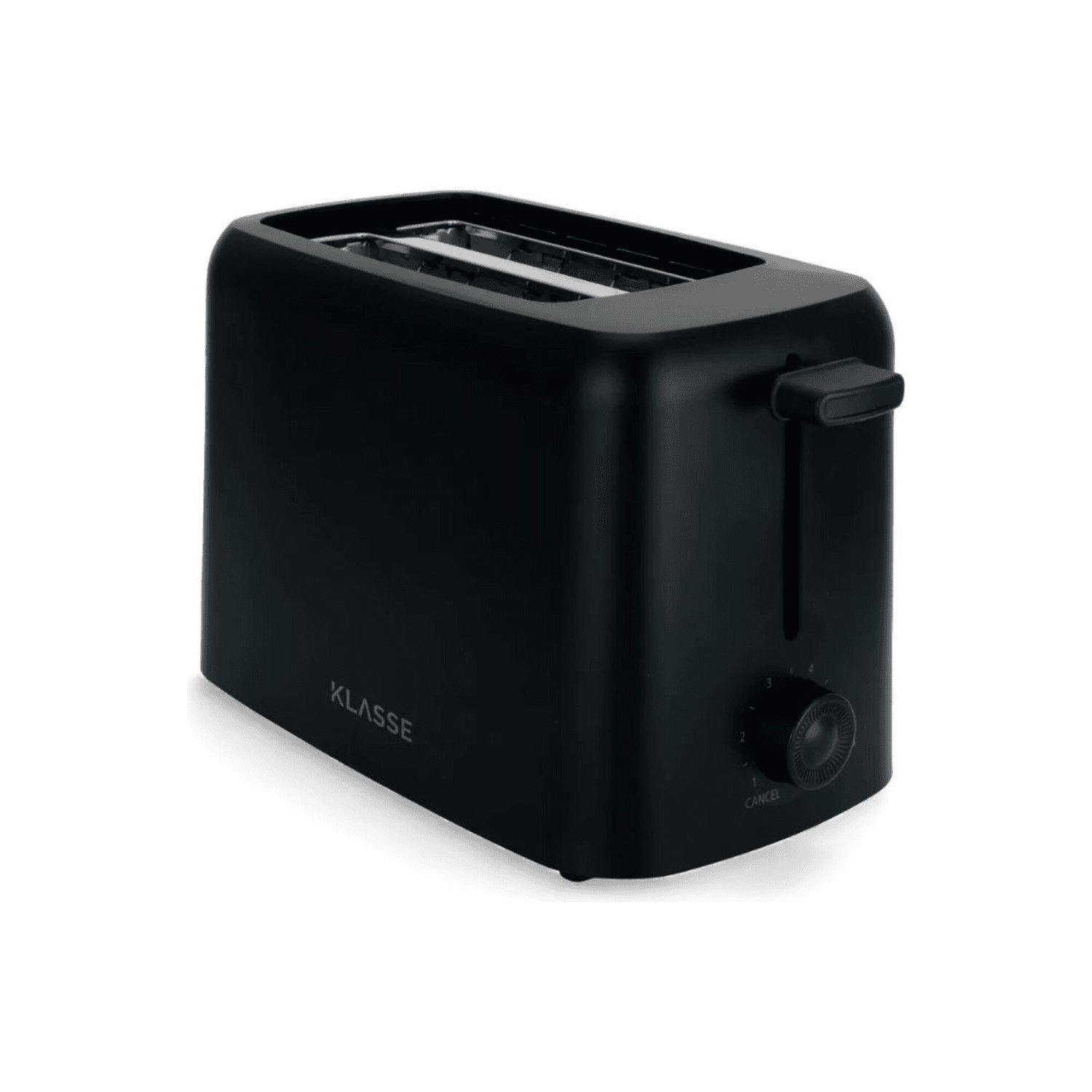 Tostadora Klasse KS8001BK negra mate de 2 rebanadas