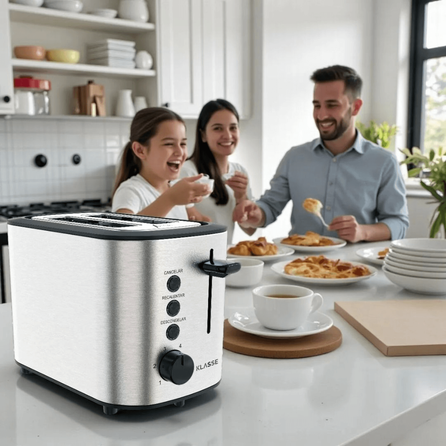 Tostadora Klasse KS8002 en una cocina familiar